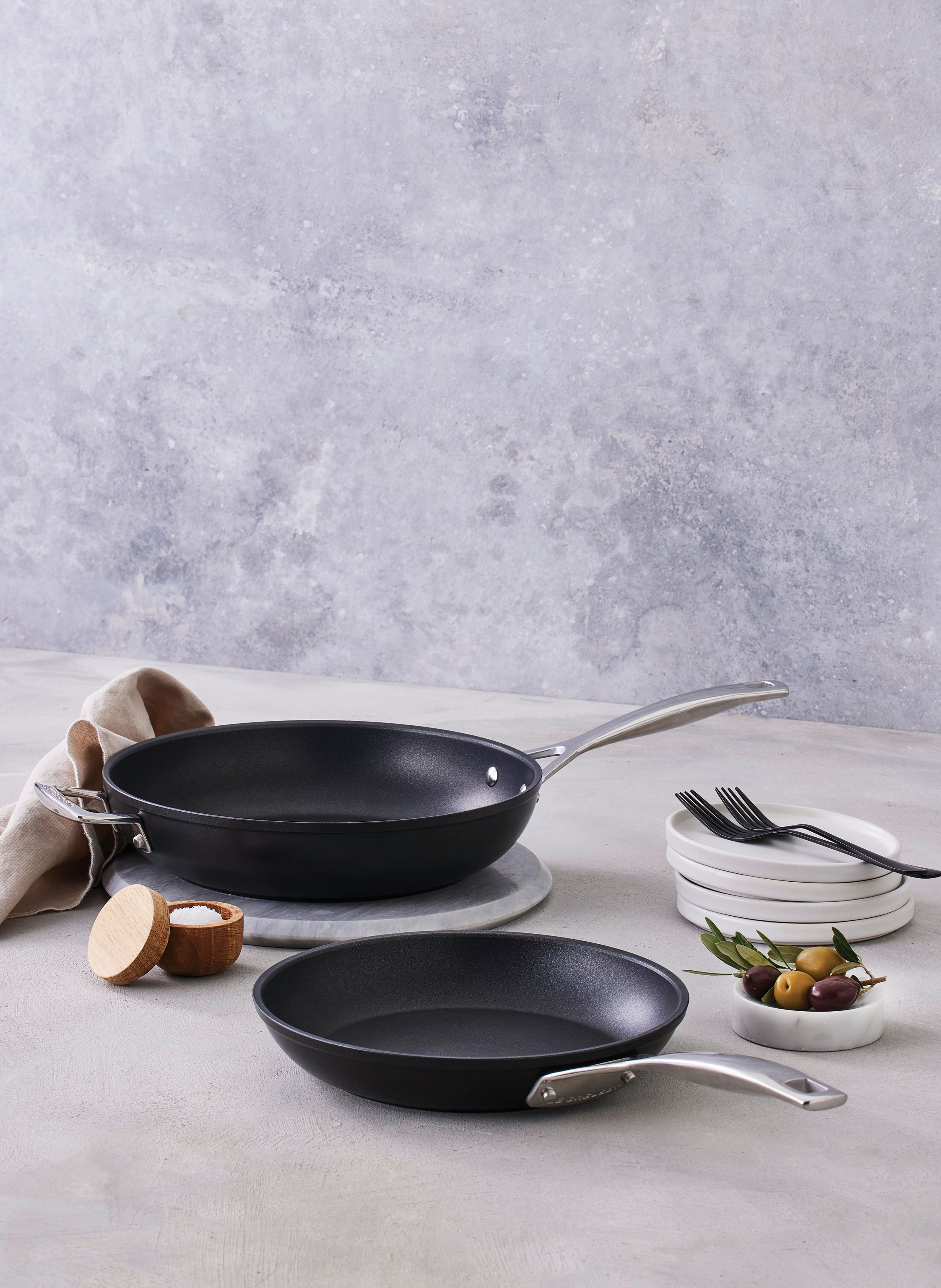 Thumbnail - Le Creuset 2er-Set Pfannen schwarz