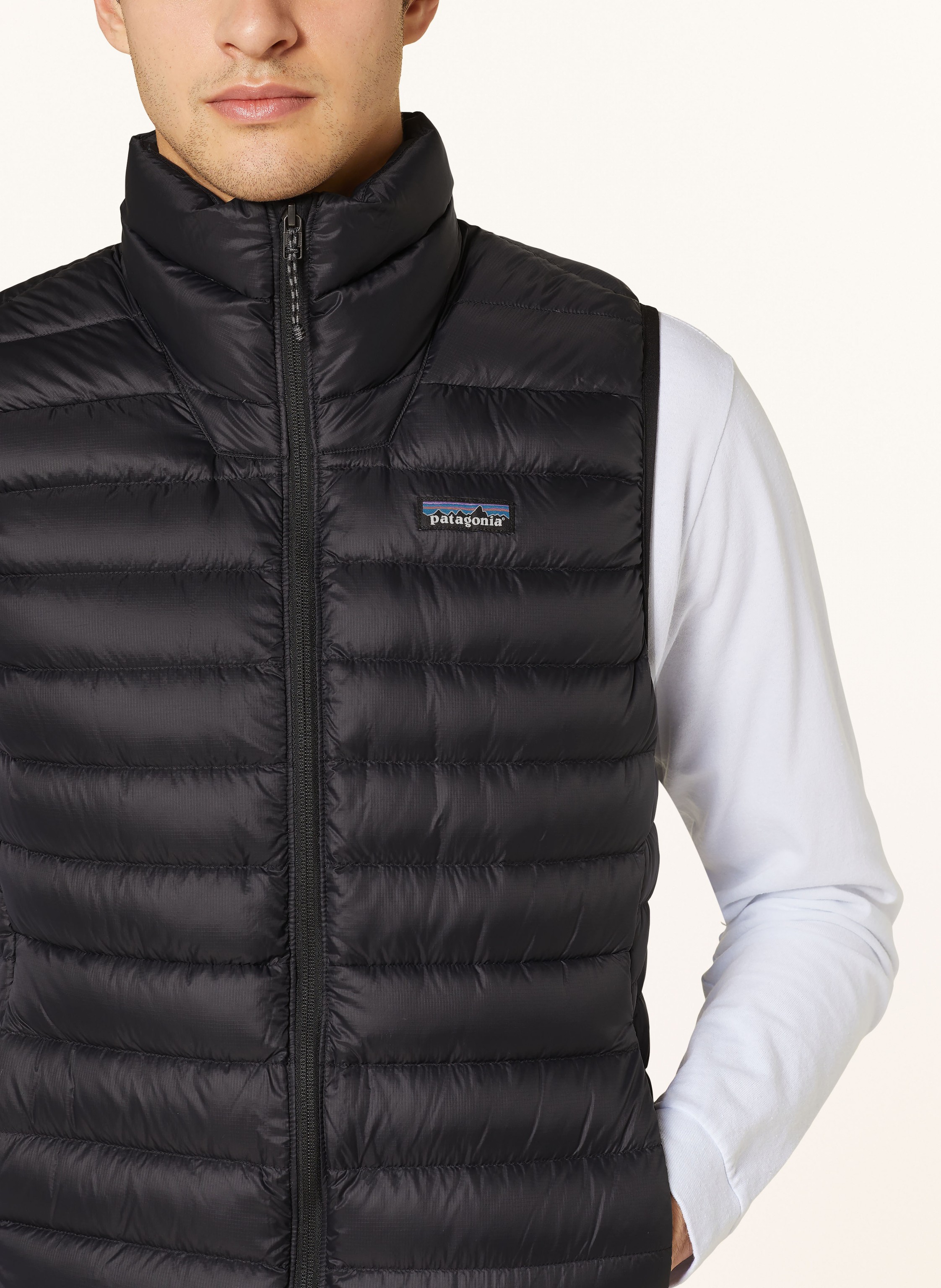 Thumbnail - Patagonia Daunenweste schwarz