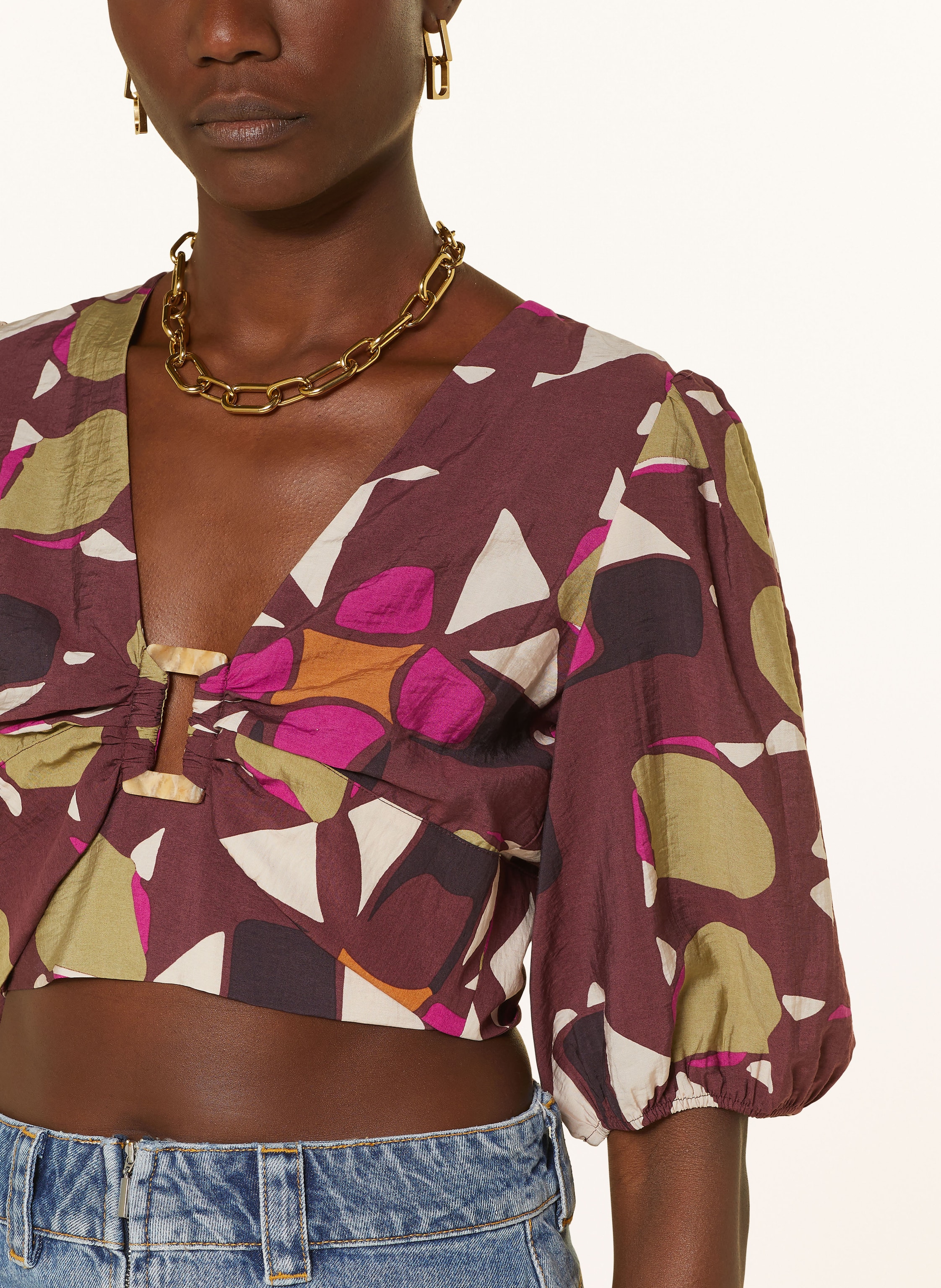 Thumbnail - Ba&Sh Cropped-Blusenshirt Aymar lila