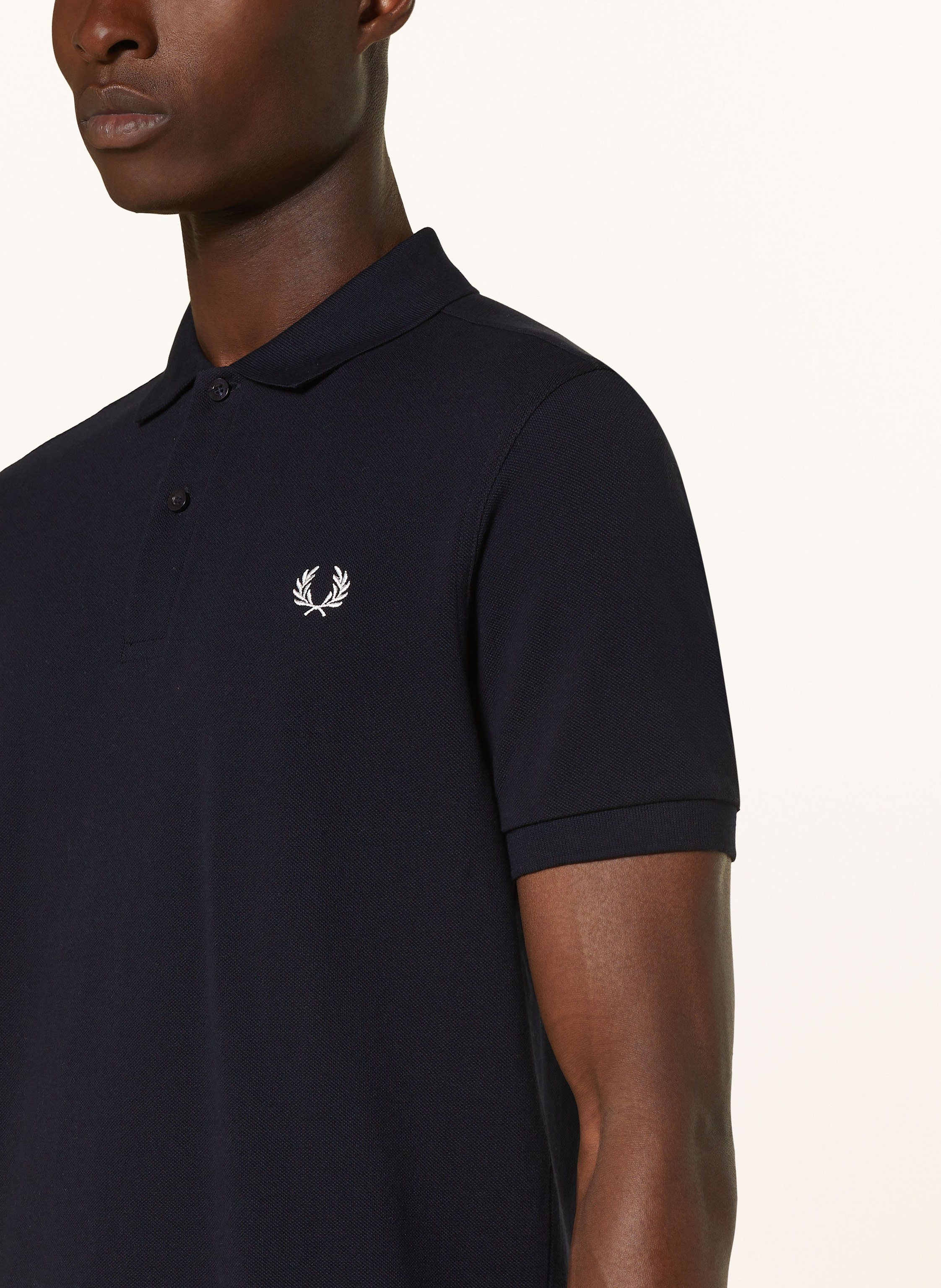 Thumbnail - Fred Perry Piqué-Poloshirt Regular Fit blau