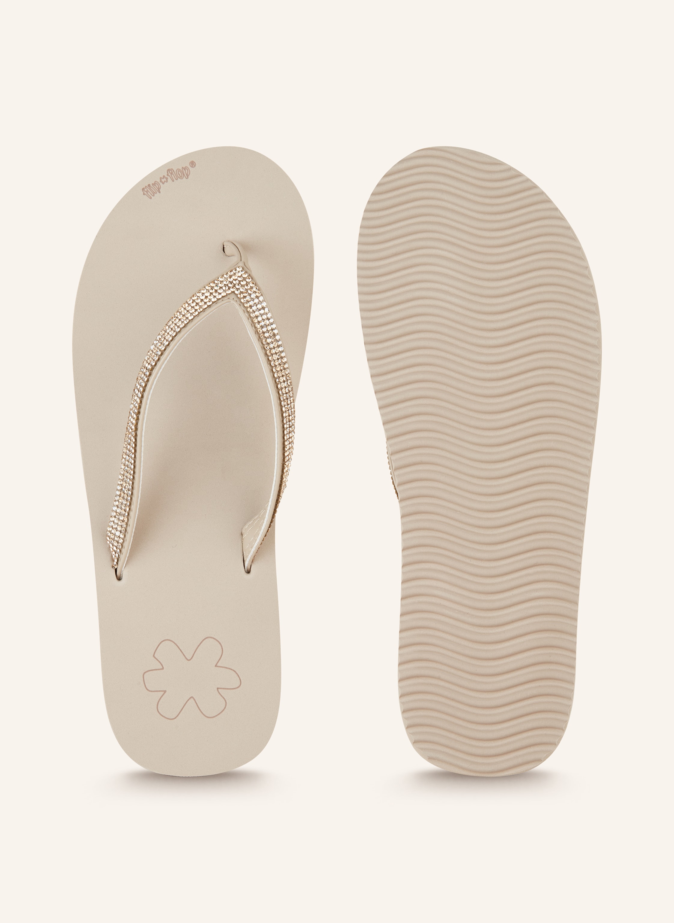 Thumbnail - Flip*Flop Zehentrenner Flip Glam beige