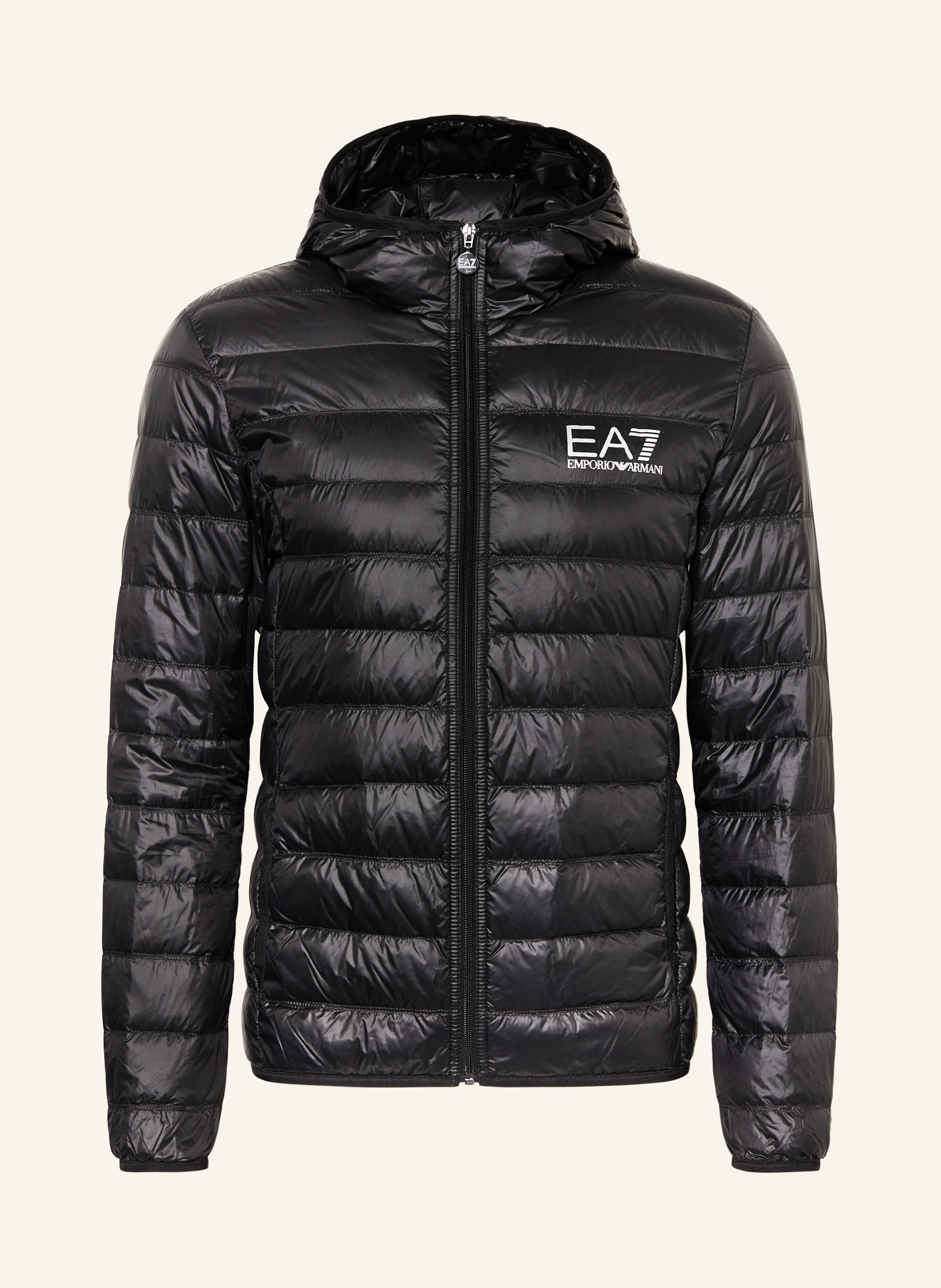 EA7 EMPORIO ARMANI Lightweight down jacket in black