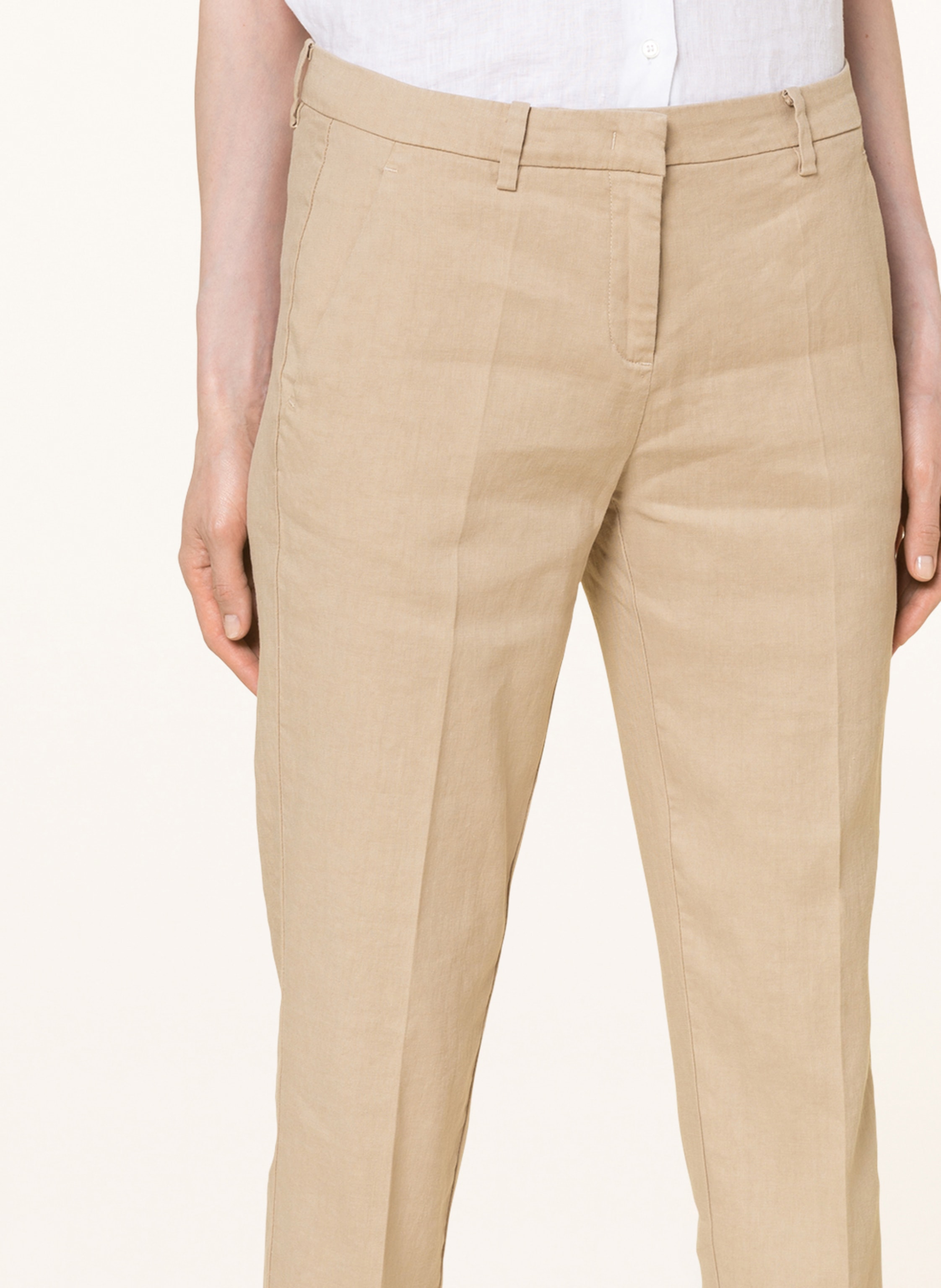 Thumbnail - Cambio 7/8-Hose Krystal Mit Leinen beige