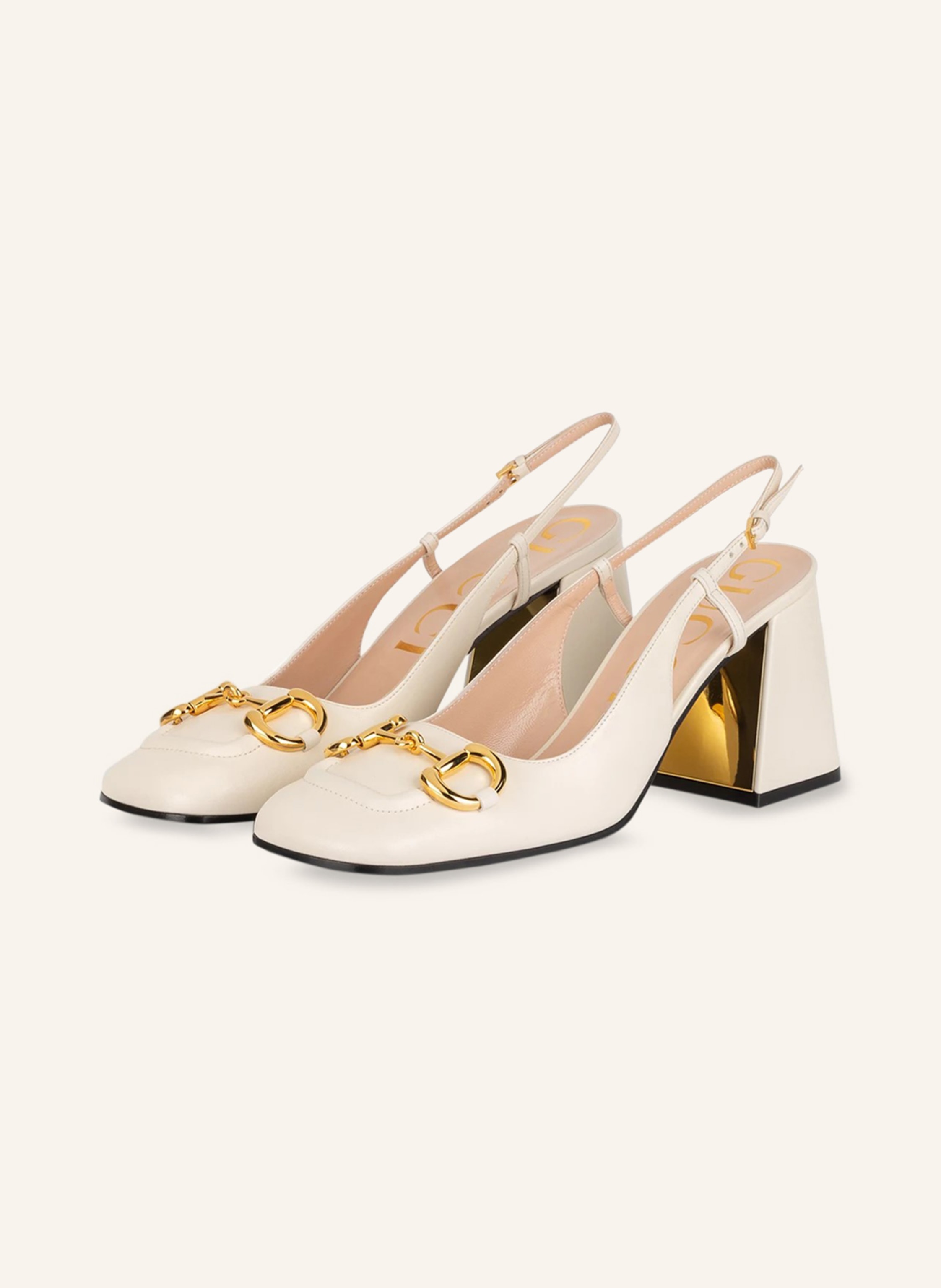 Gucci logo pumps sales