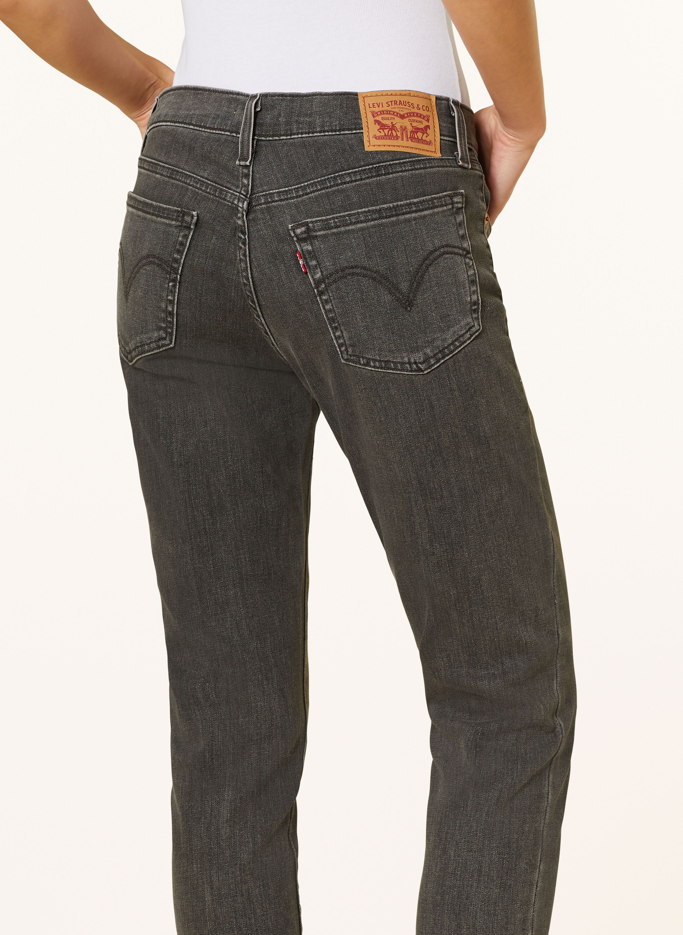 Levi's® Boyfriend Jeans schwarz – Bild 2