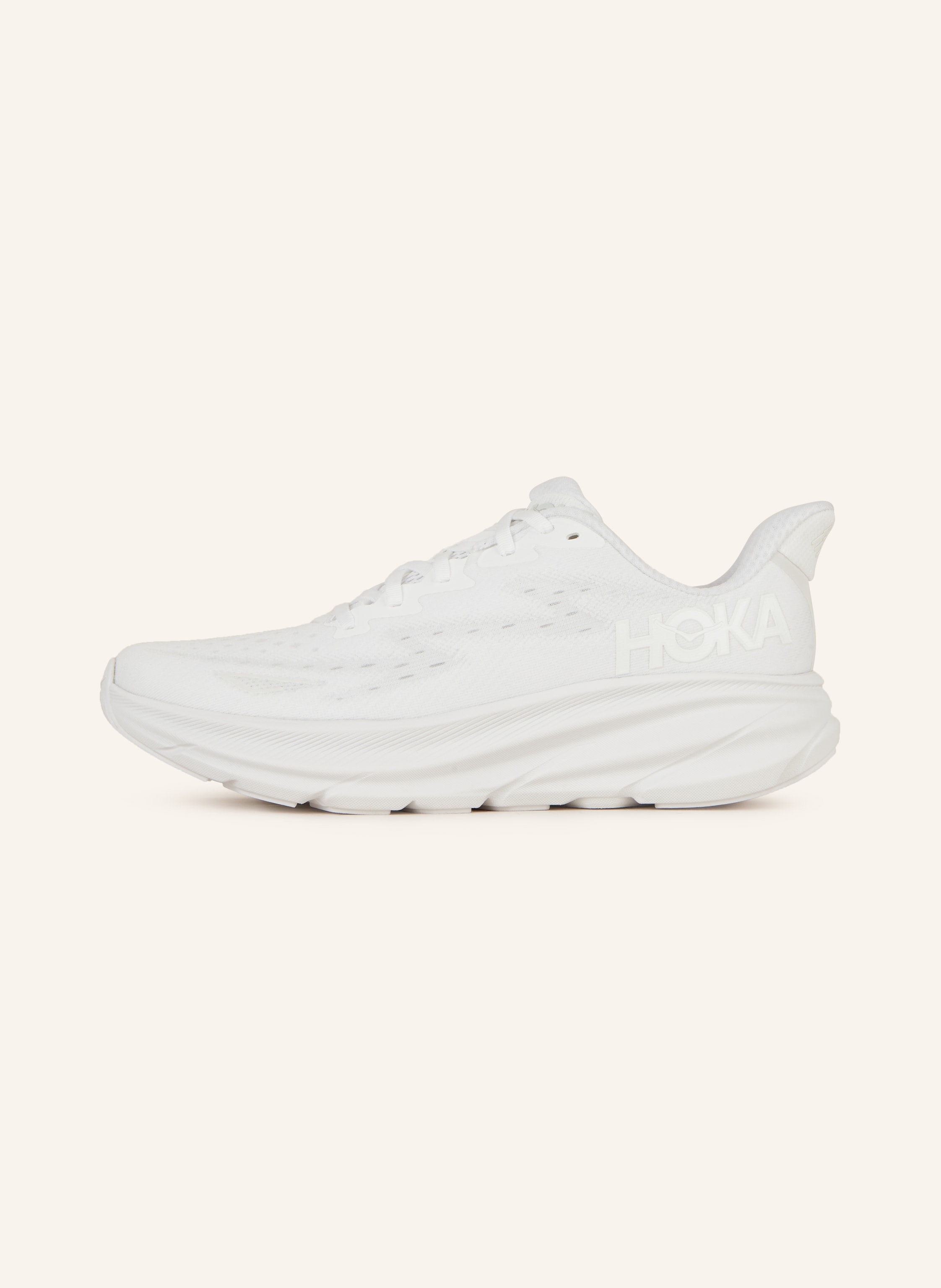 Thumbnail - Hoka Laufschuhe Clifton 9 weiss
