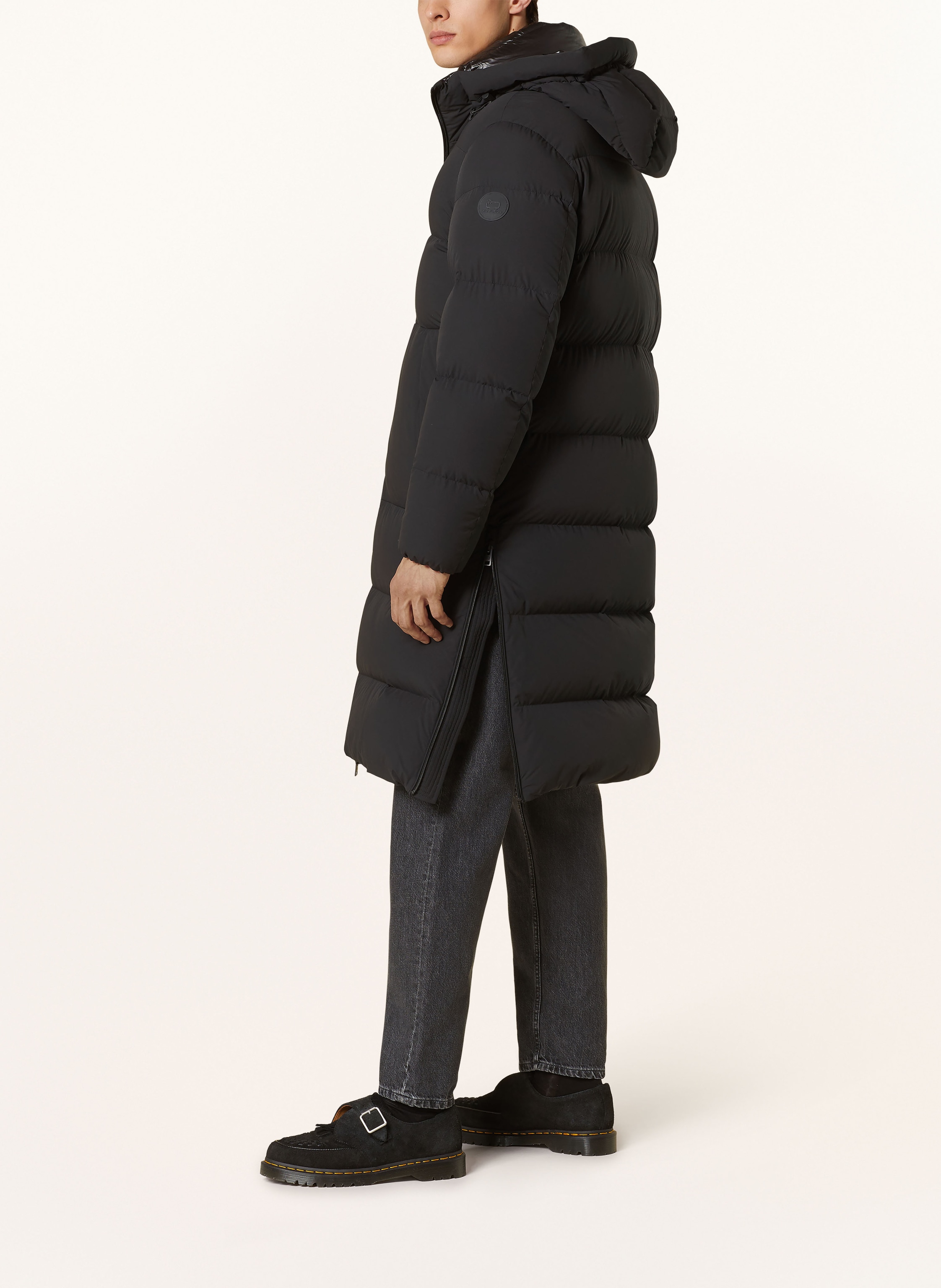 Thumbnail - Woolrich Daunenmantel Sierra schwarz