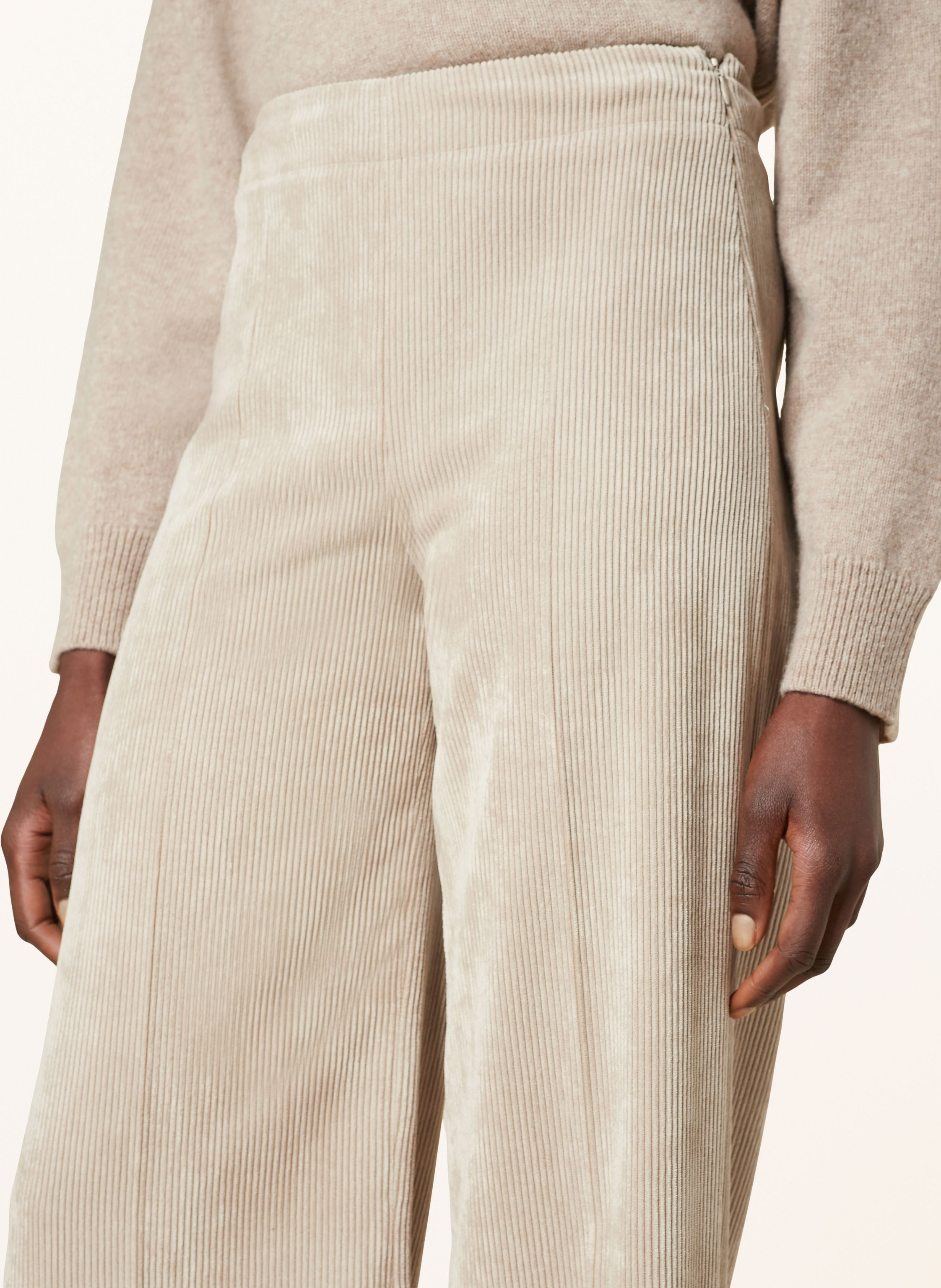 Thumbnail - Drykorn Marlenehose Before Aus Cord beige