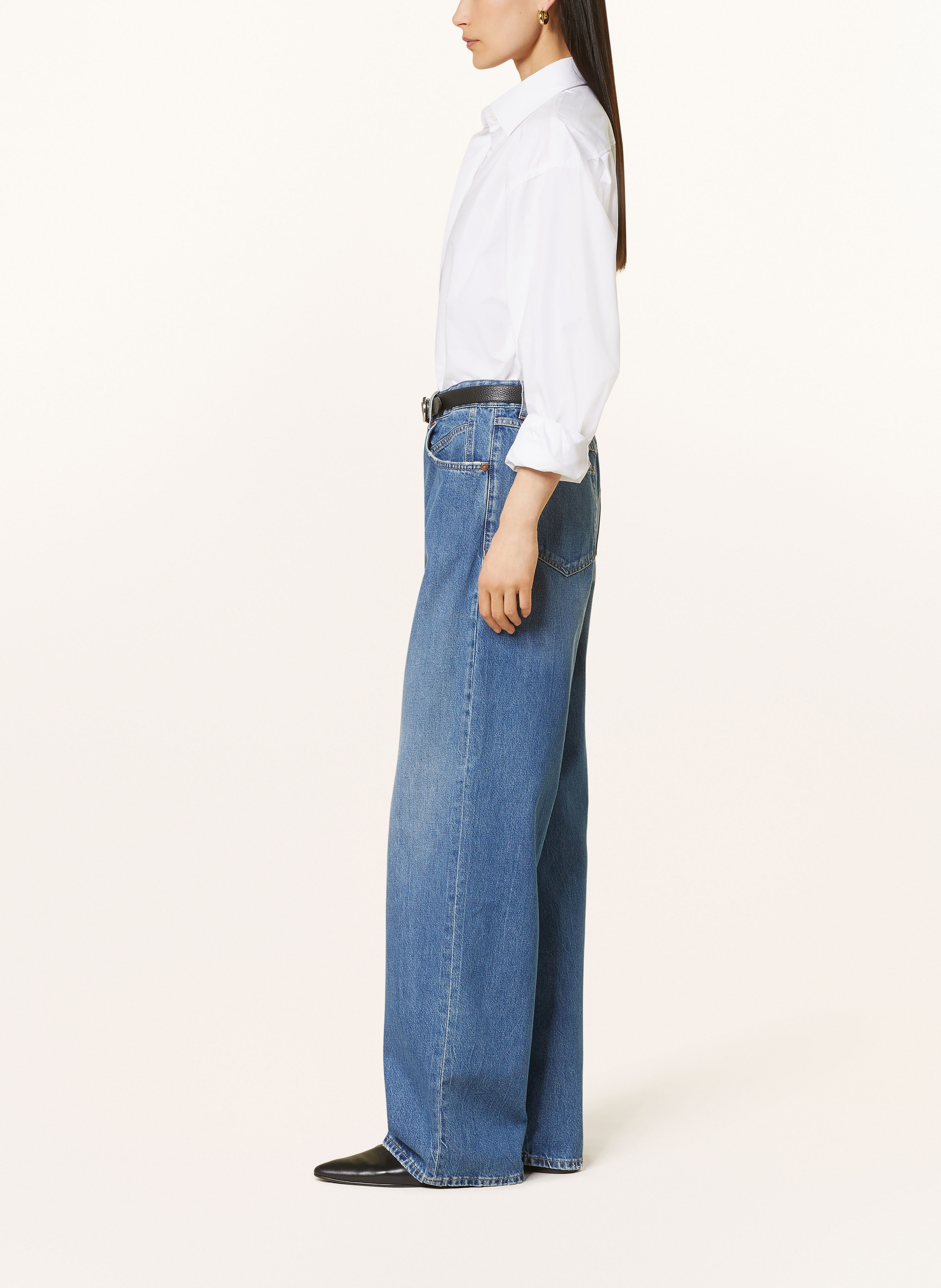 Thumbnail - Closed Wide Leg Jeans Nikka blau