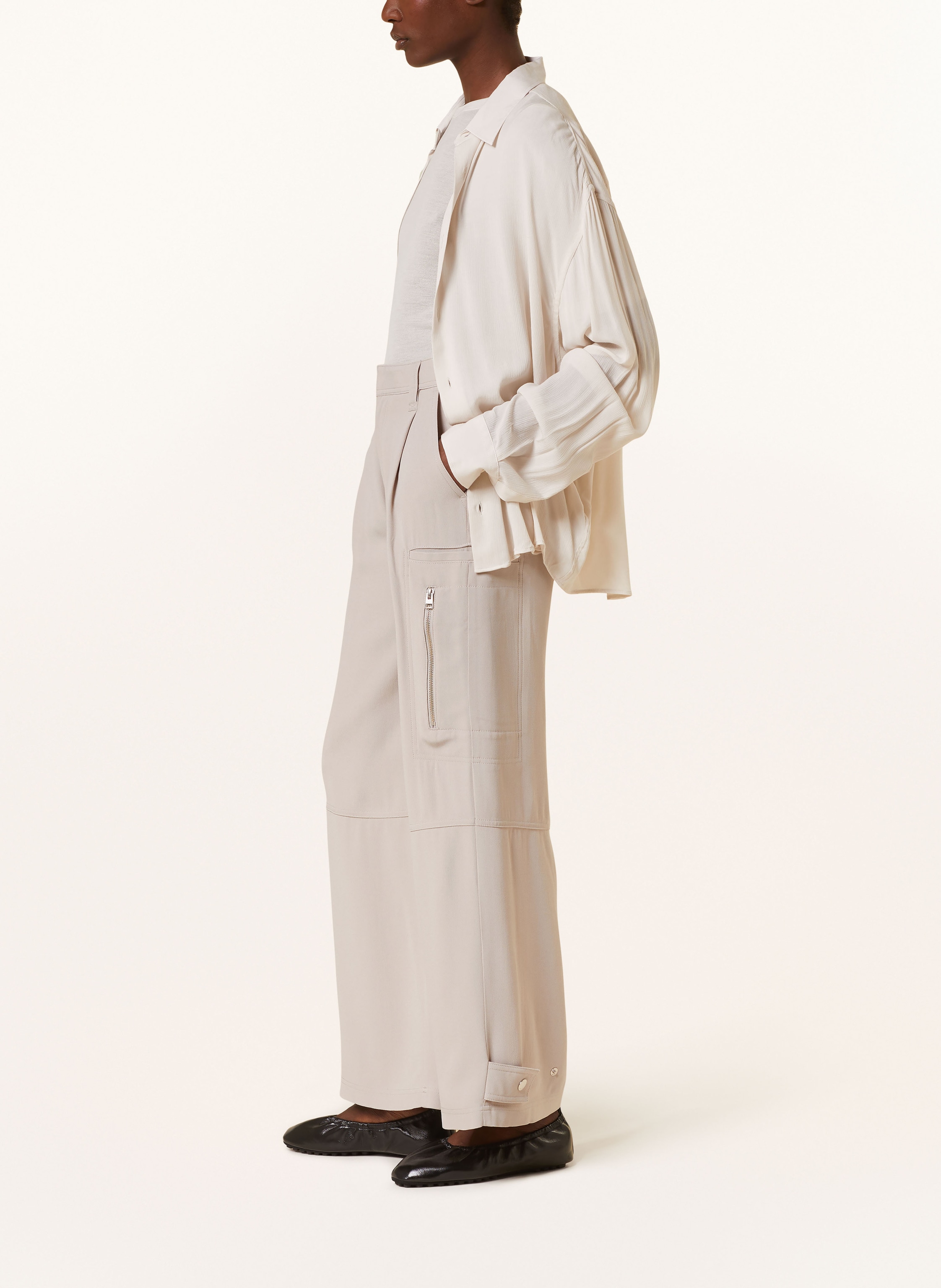 Thumbnail - Ami Paris Cargohose beige
