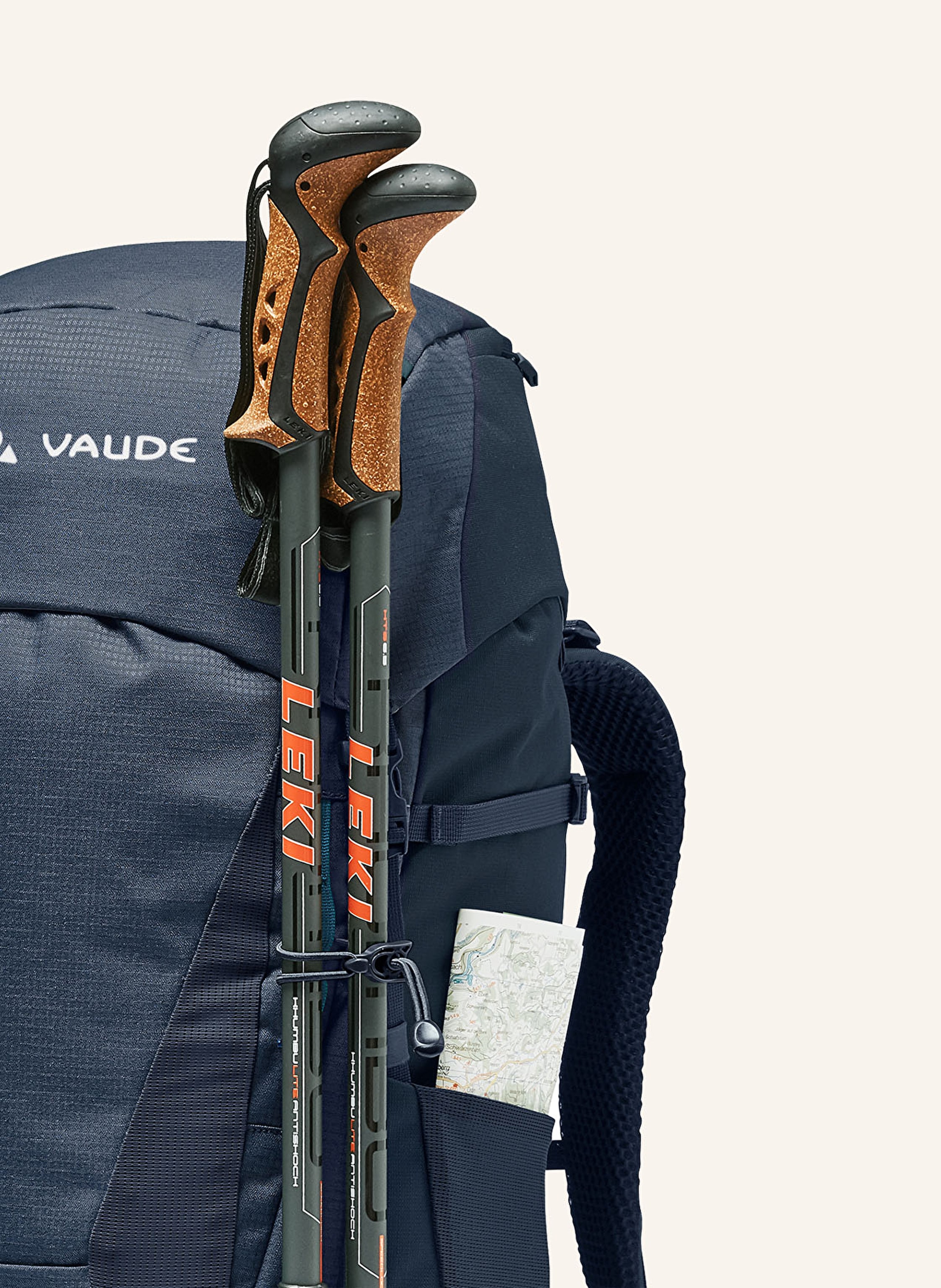 Vaude Rucksack Asymmetric 48+8 56 L blau – Bild 2