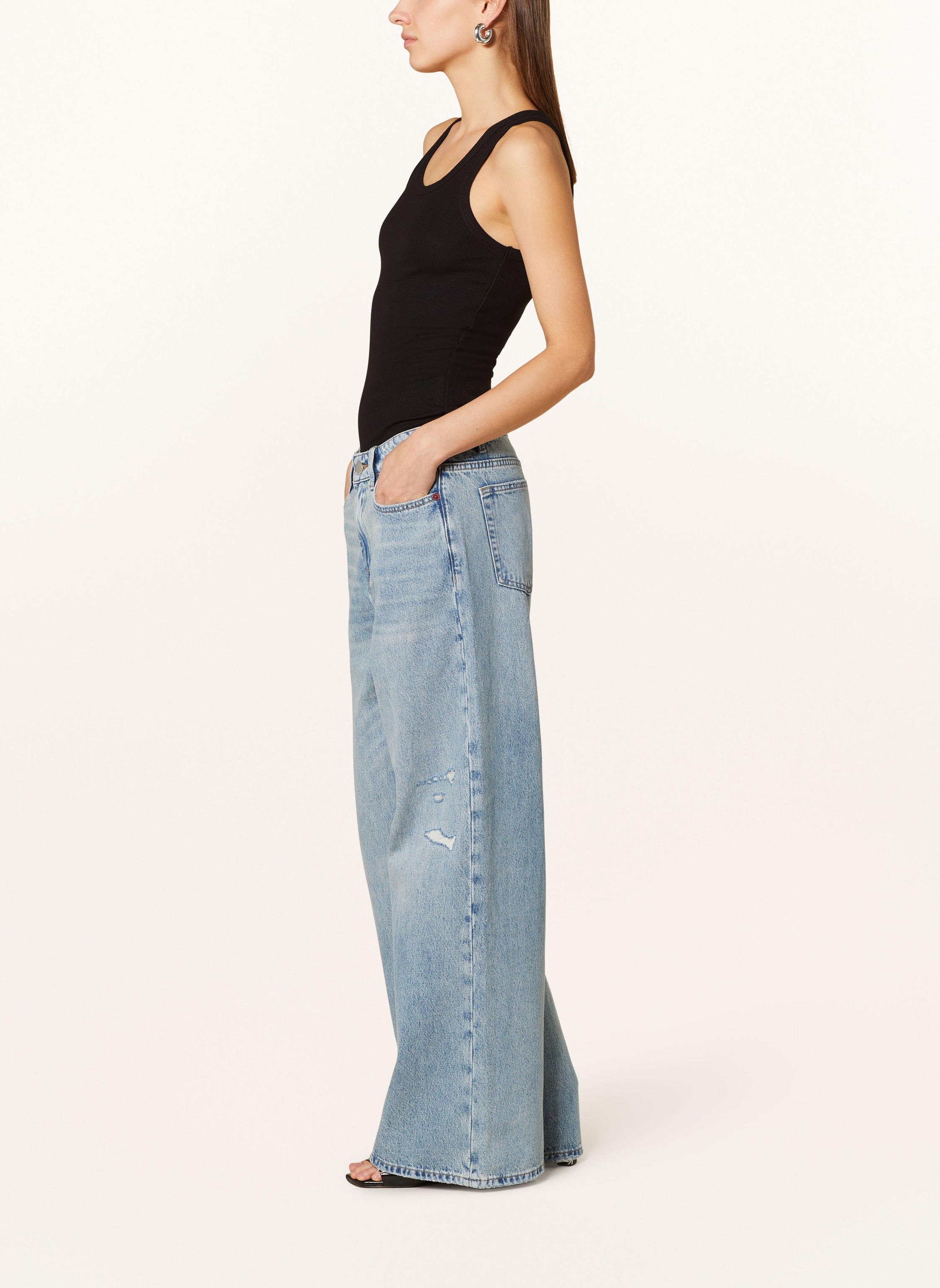 Thumbnail - Elias Rumelis Wide Leg Jeans Kalea blau