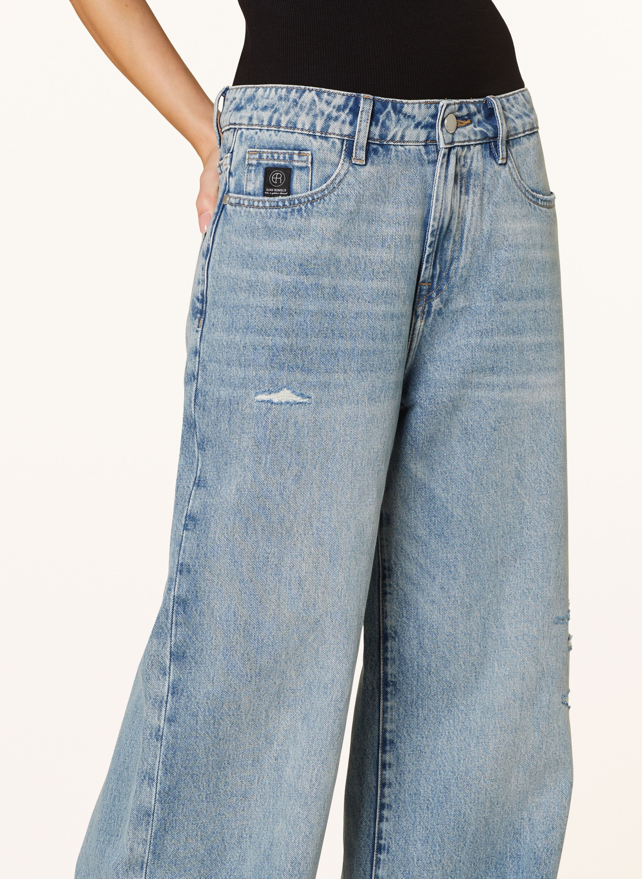 Thumbnail - Elias Rumelis Wide Leg Jeans Kalea blau