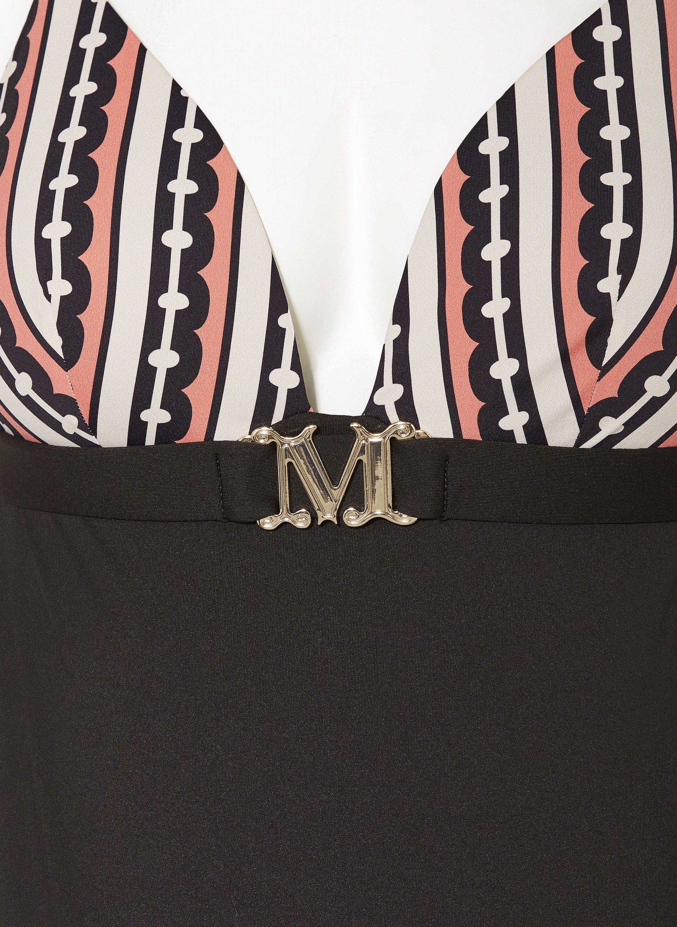 Thumbnail - Max Mara Beachwear Neckholder-Badeanzug Clotilde schwarz