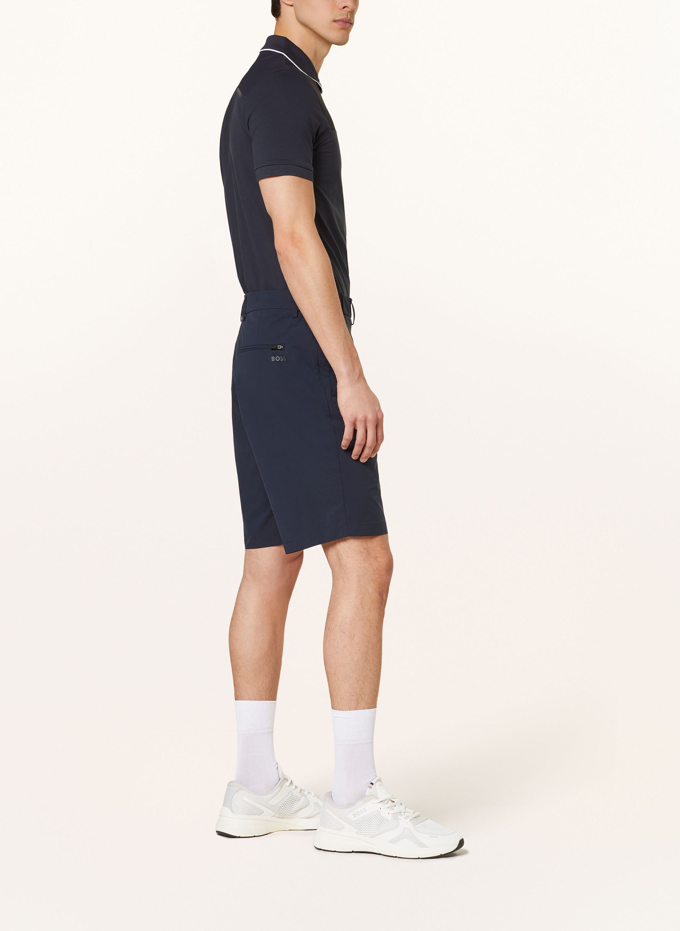 Thumbnail - Boss Shorts Speedflex Slim Fit blau