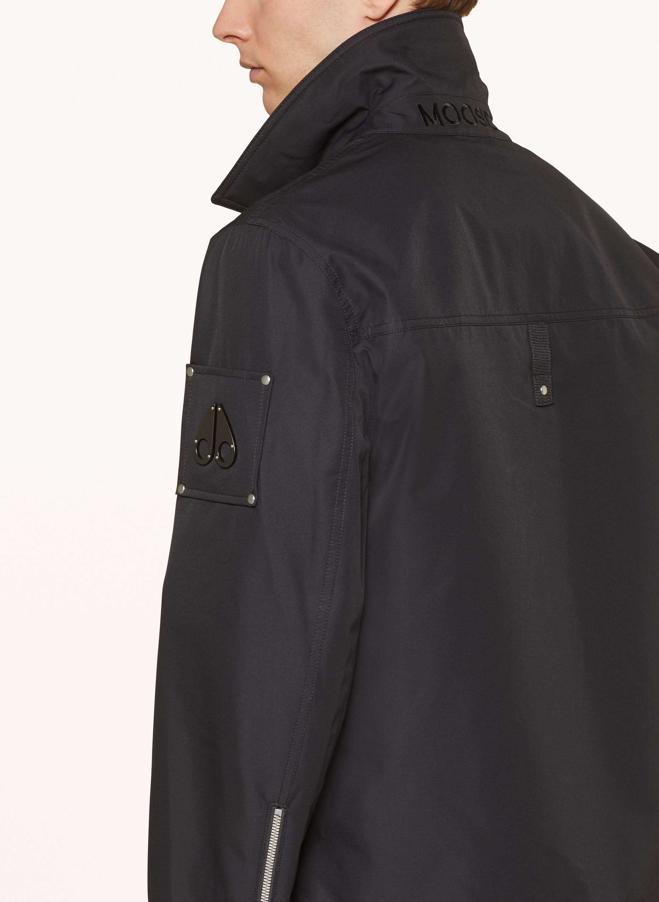 Thumbnail - Moose Knuckles Overjacket Jacques schwarz