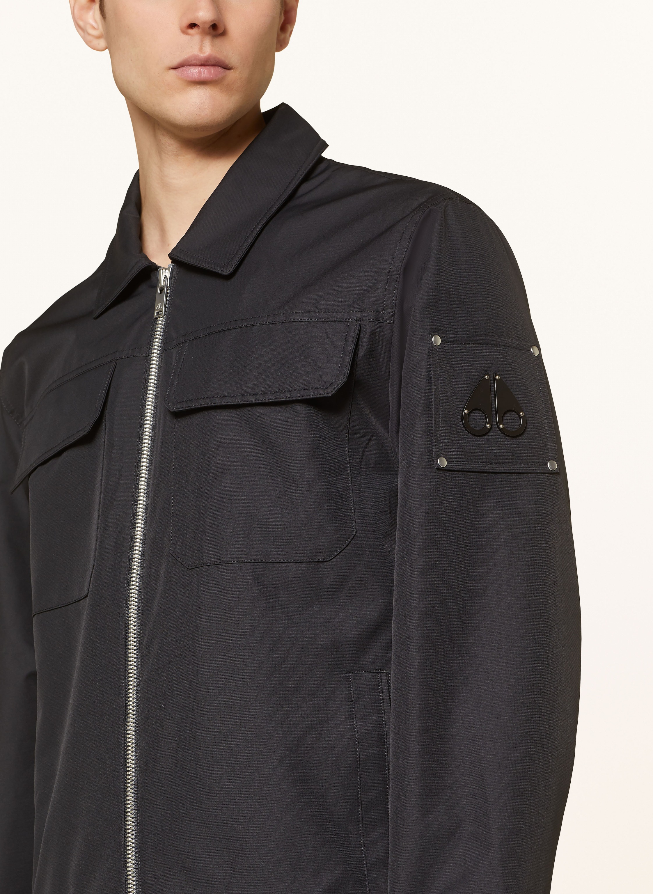 Thumbnail - Moose Knuckles Overjacket Jacques schwarz