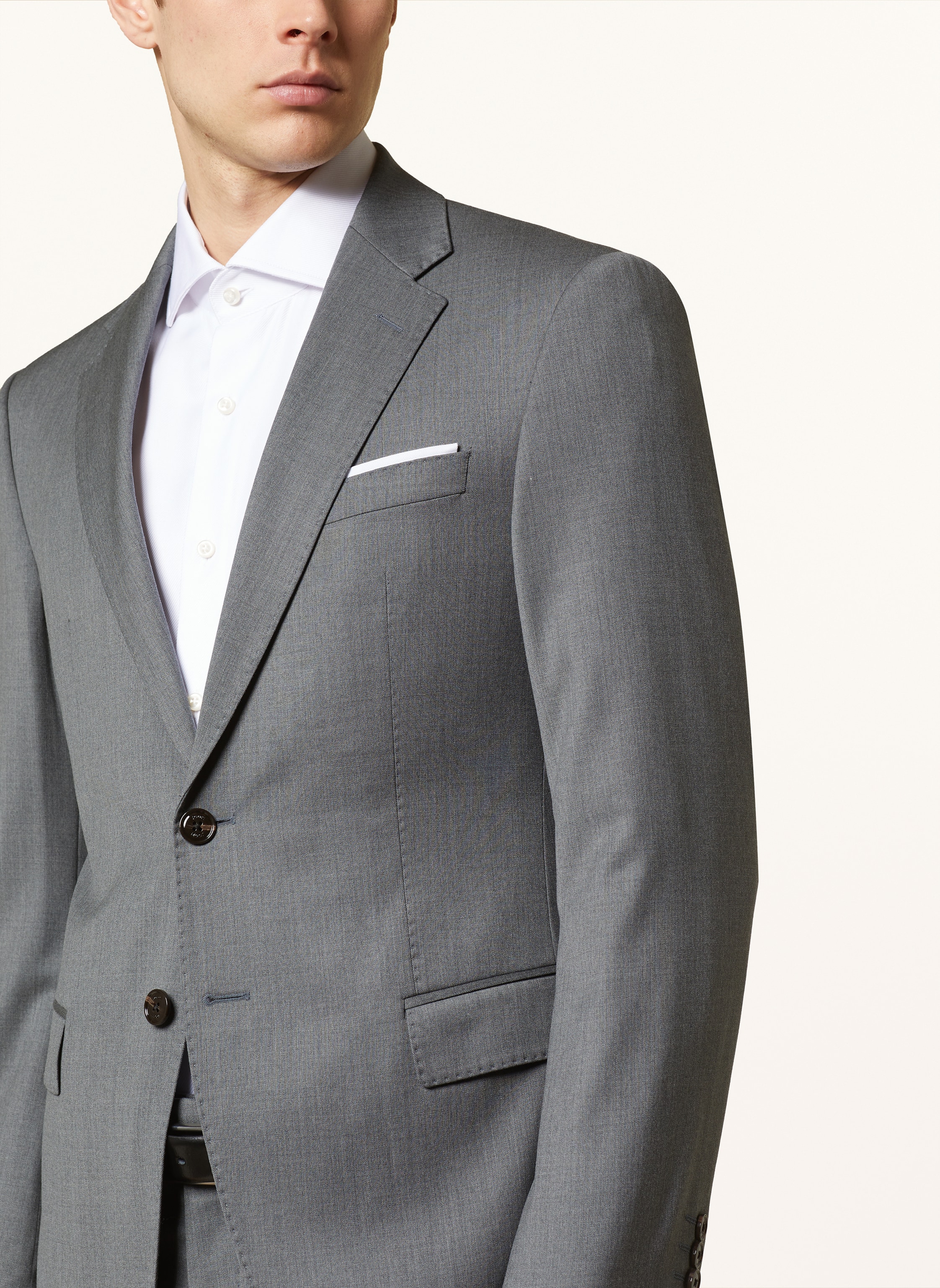 Thumbnail - Joop! Anzugsakko Herby Slim Fit grau