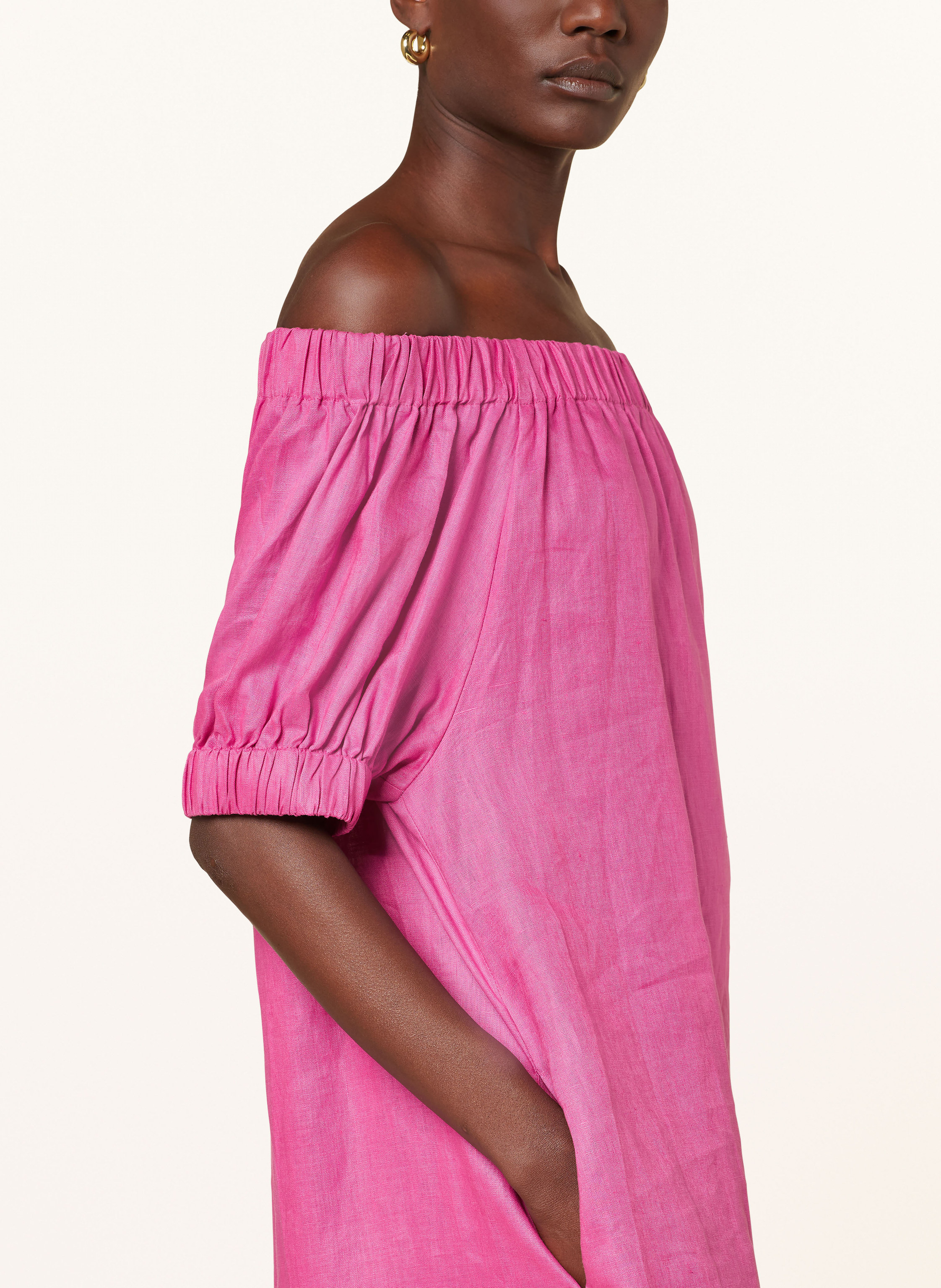 Thumbnail - Darling Harbour Leinenkleid pink
