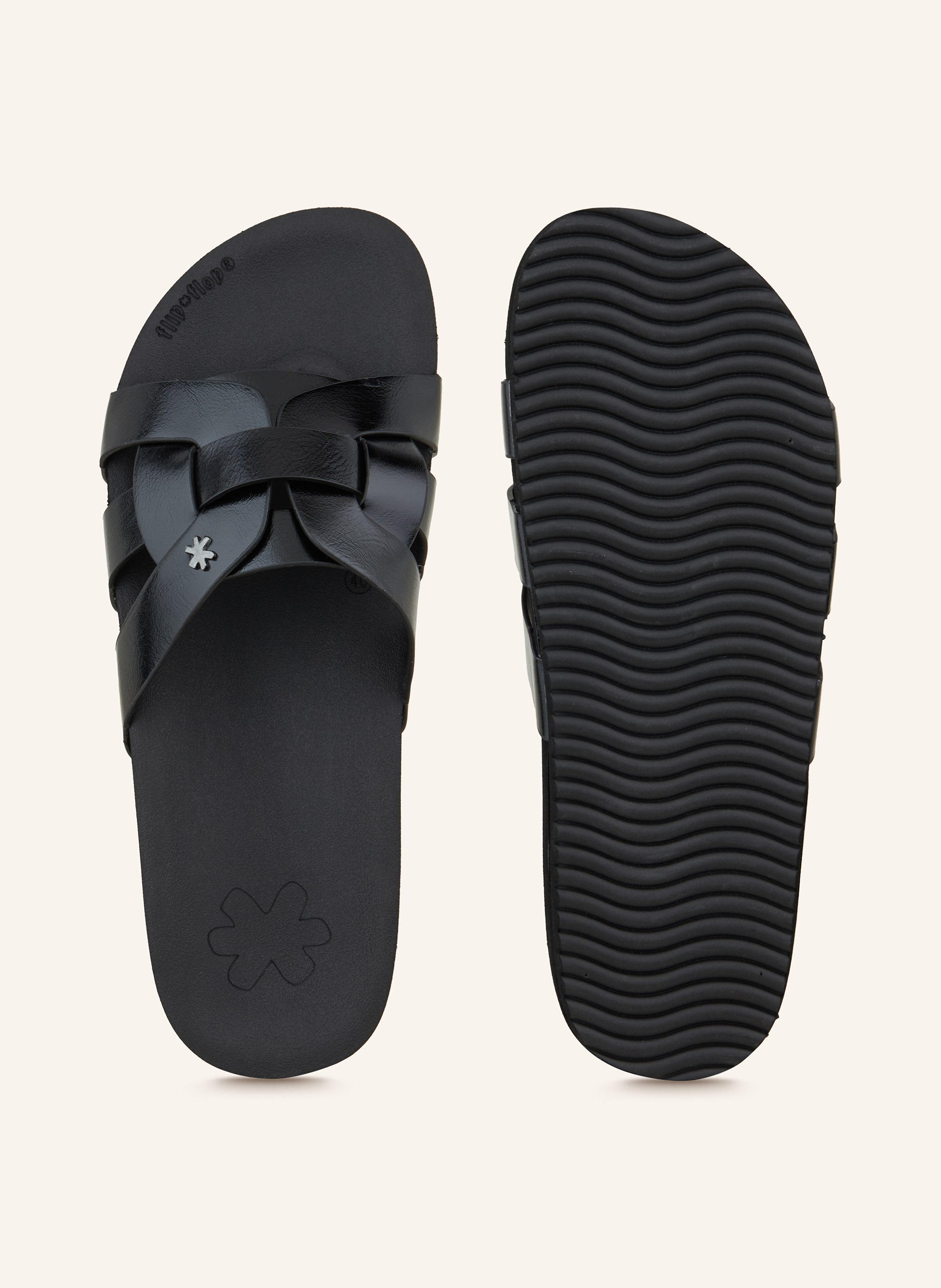 Thumbnail - Flip*Flop Pantoletten Toscany schwarz