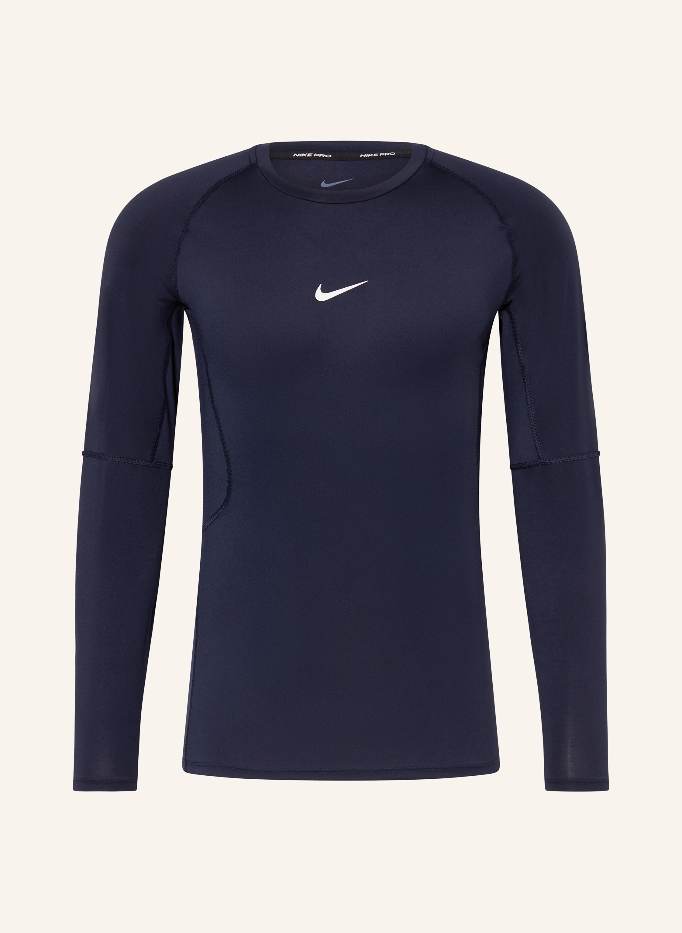 Nike men's pro cool fitted long sleeve shirt clearance