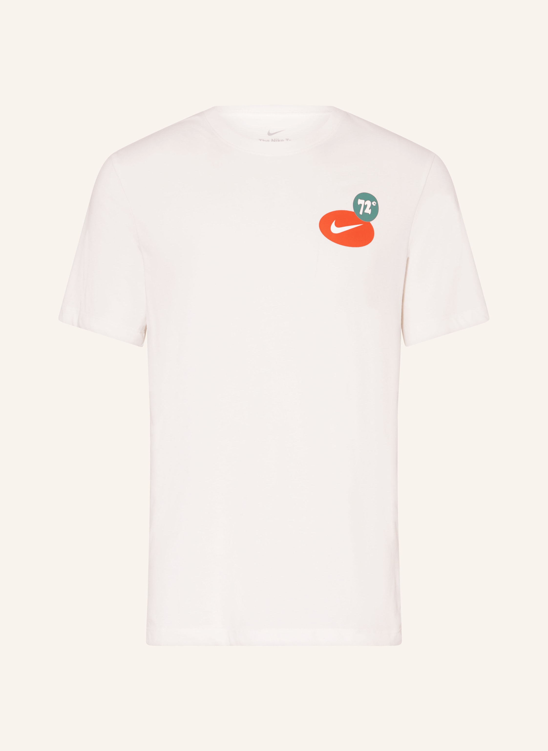 White and orange nike t shirt outlet