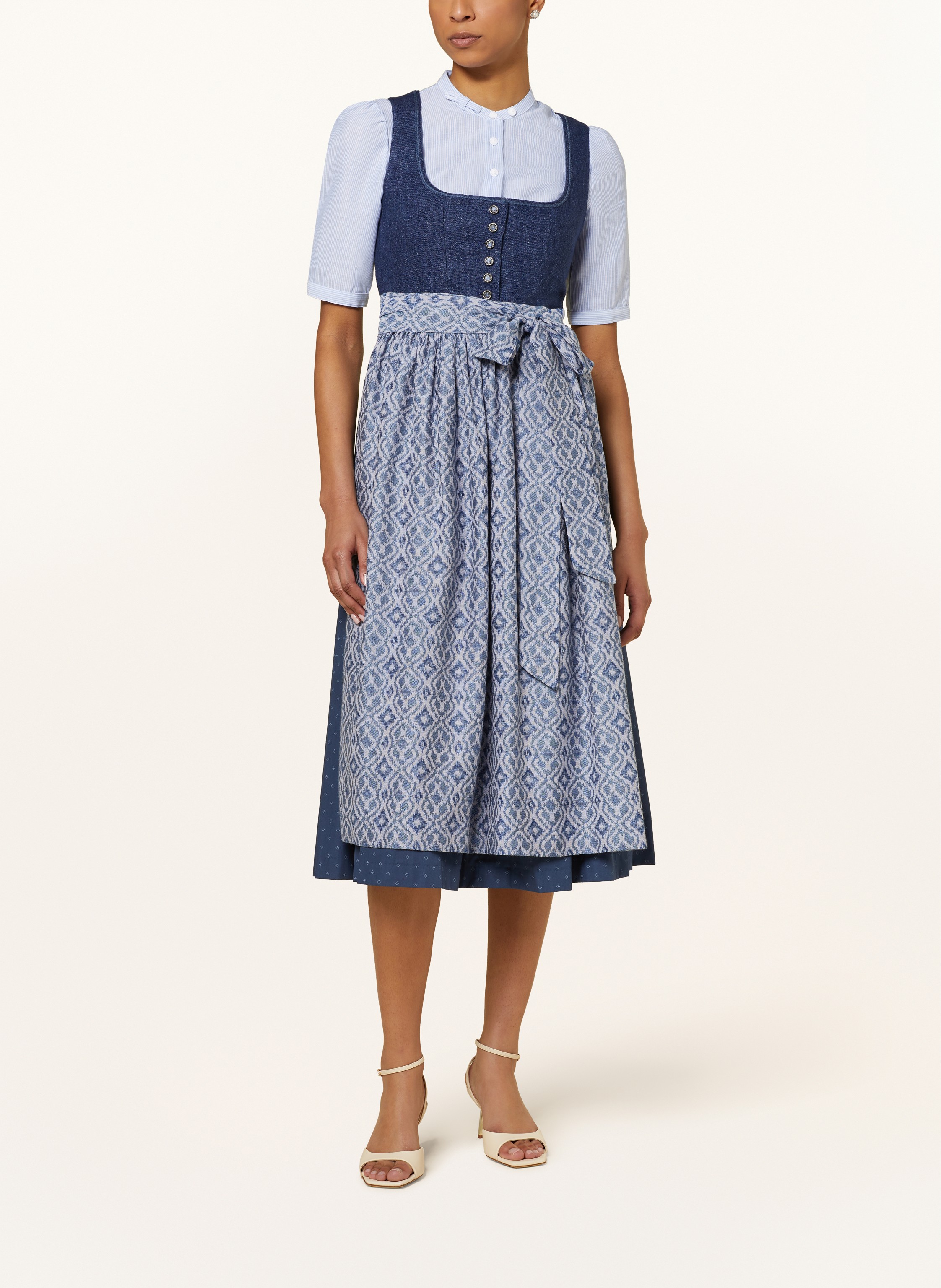 Thumbnail - Hammerschmid Dirndlbluse Britta blau