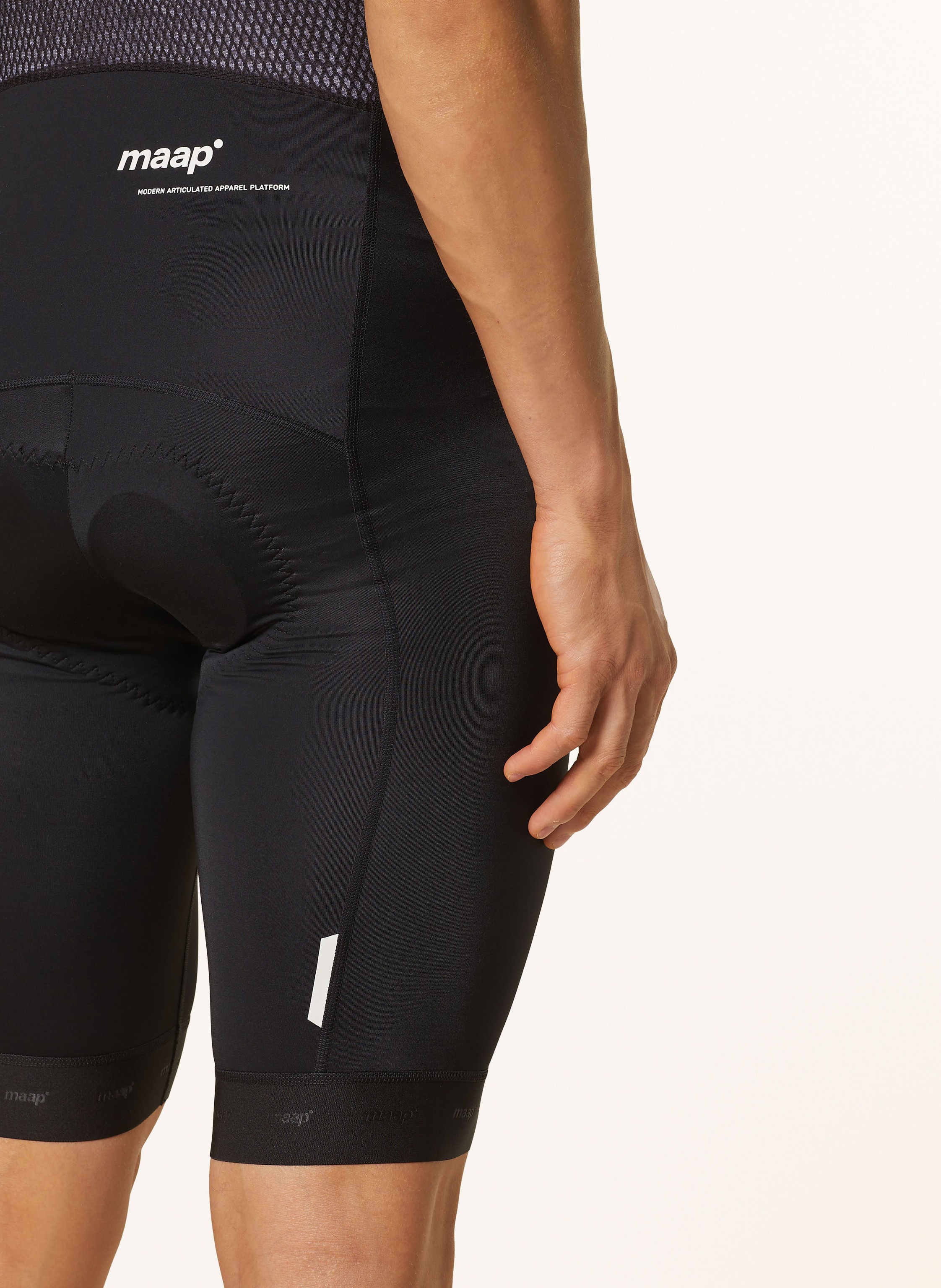 Thumbnail - Maap Radhose Training Bib 3.0 Mit Trägern Und Gepolstertem Einsatz schwarz