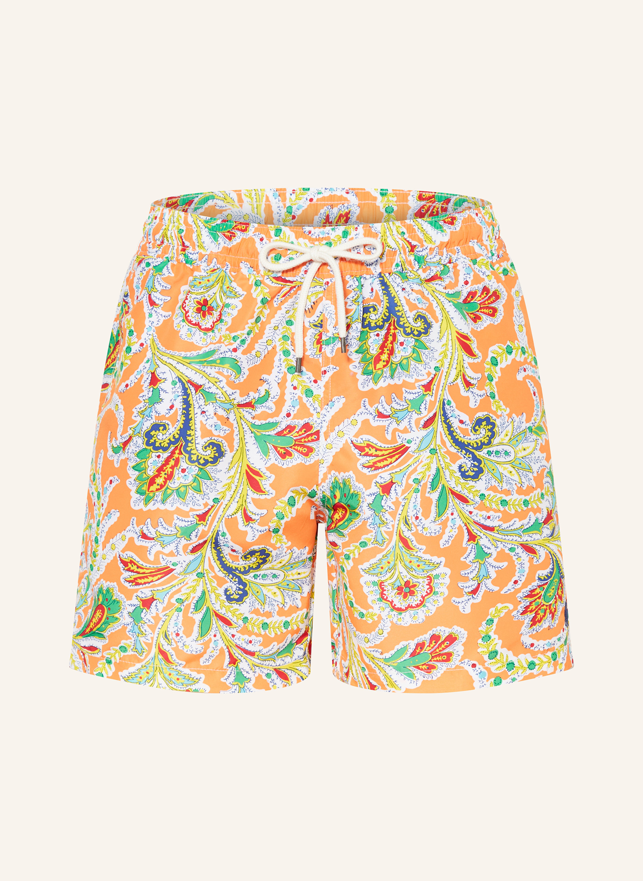 POLO RALPH LAUREN Swim shorts in orange yellow green