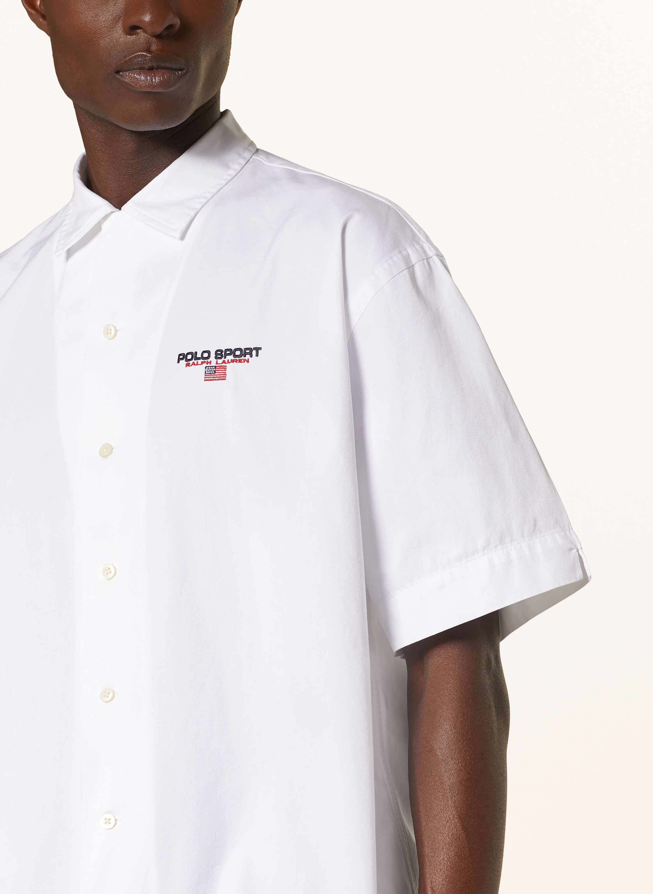 Thumbnail - Polo Sport Kurzarm-Hemd Comfort Fit weiss