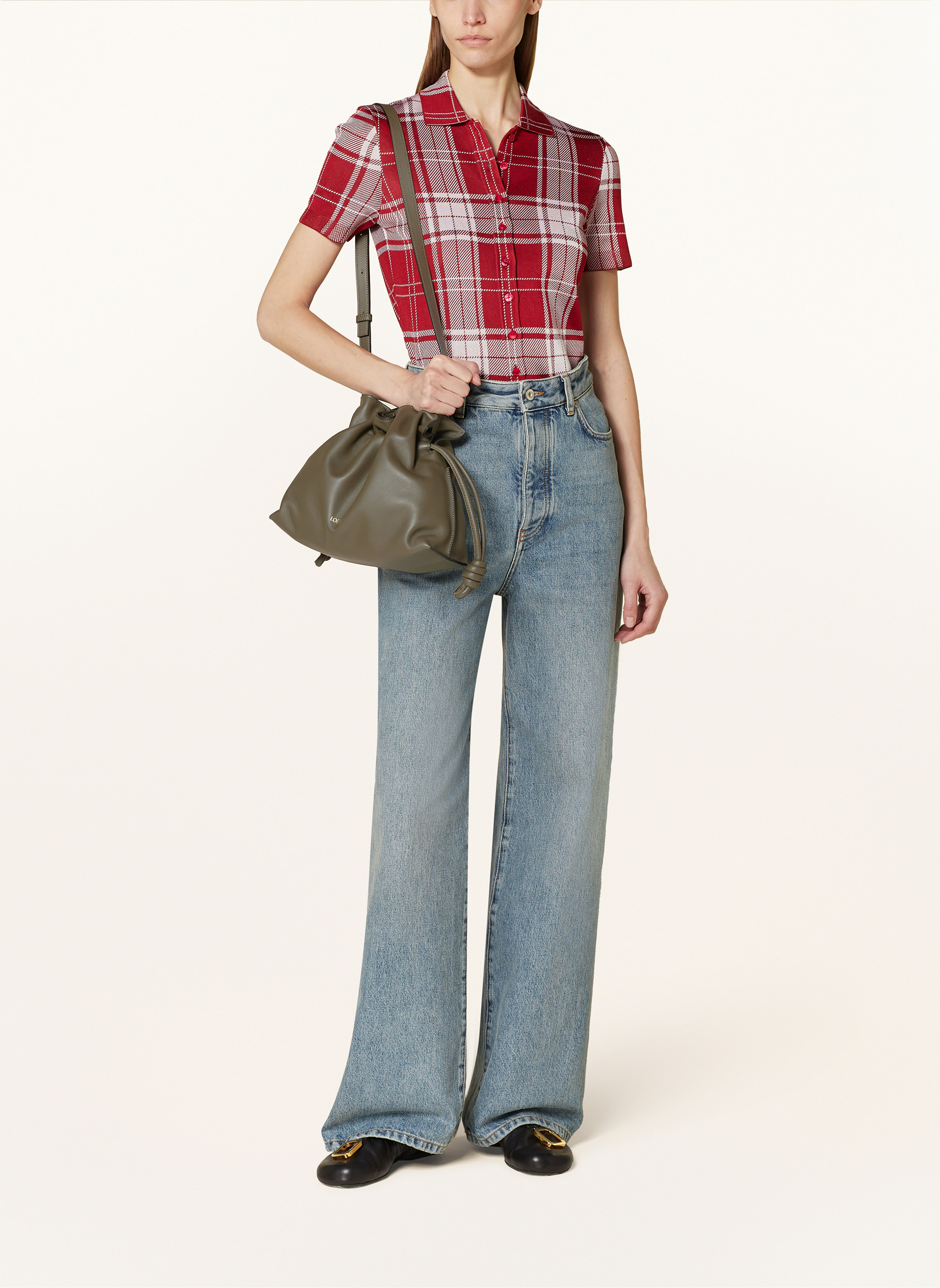 Loewe Umhängetasche Flamenco gruen – Bild 2