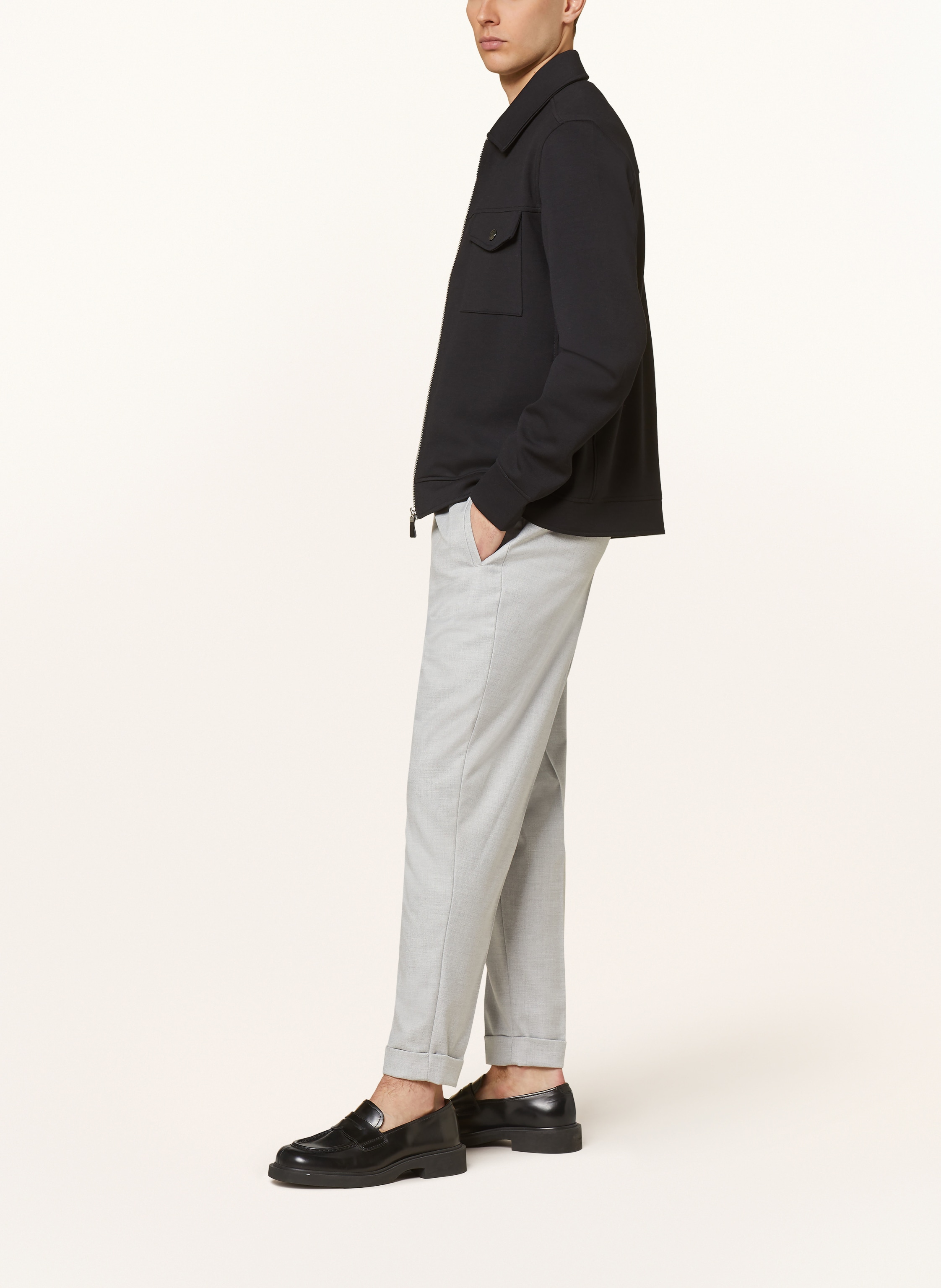 Thumbnail - Reiss Hose Brighton Relaxed Fit grau