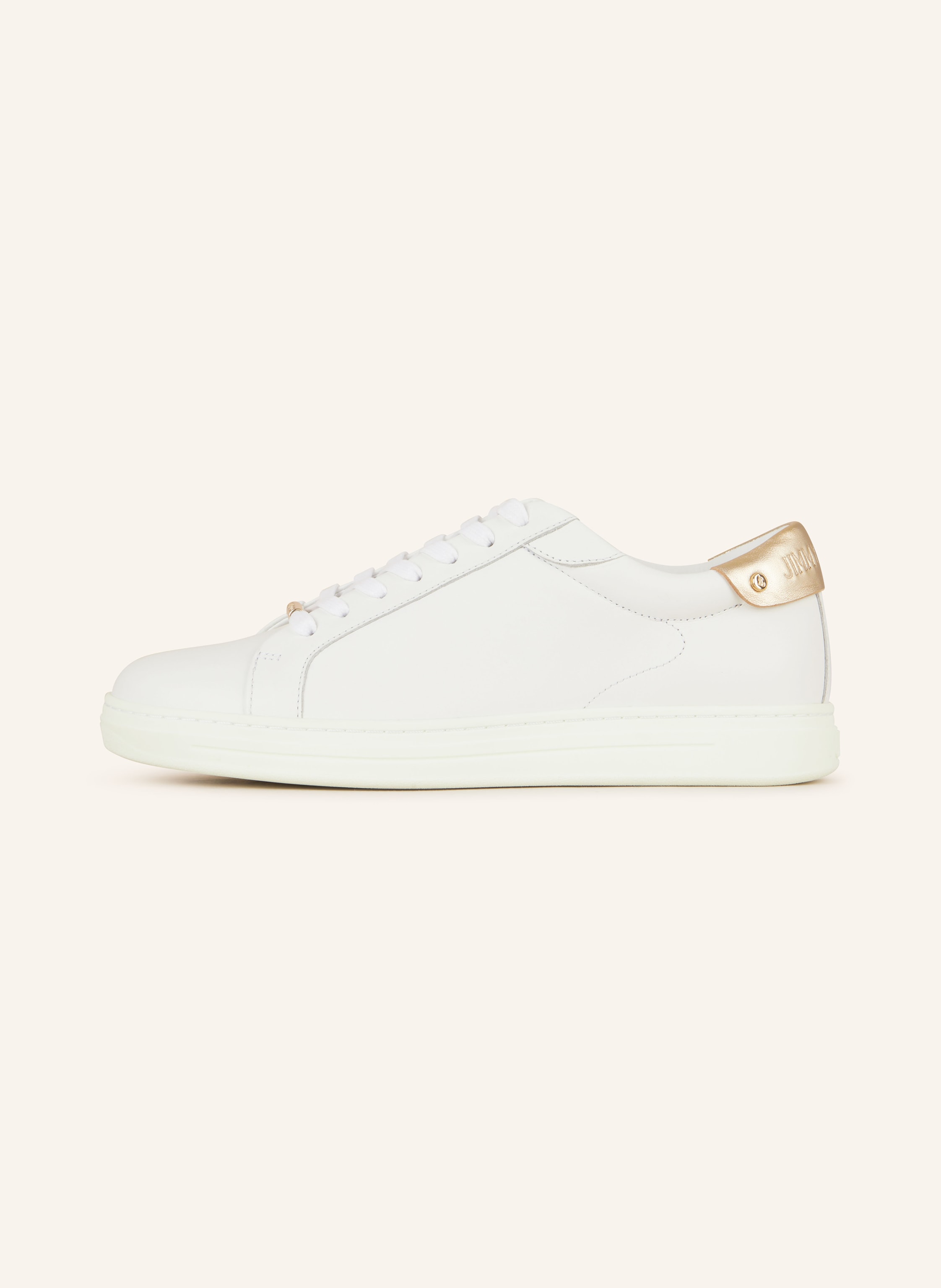 Thumbnail - Jimmy Choo Sneaker Rome Mit Nieten weiss