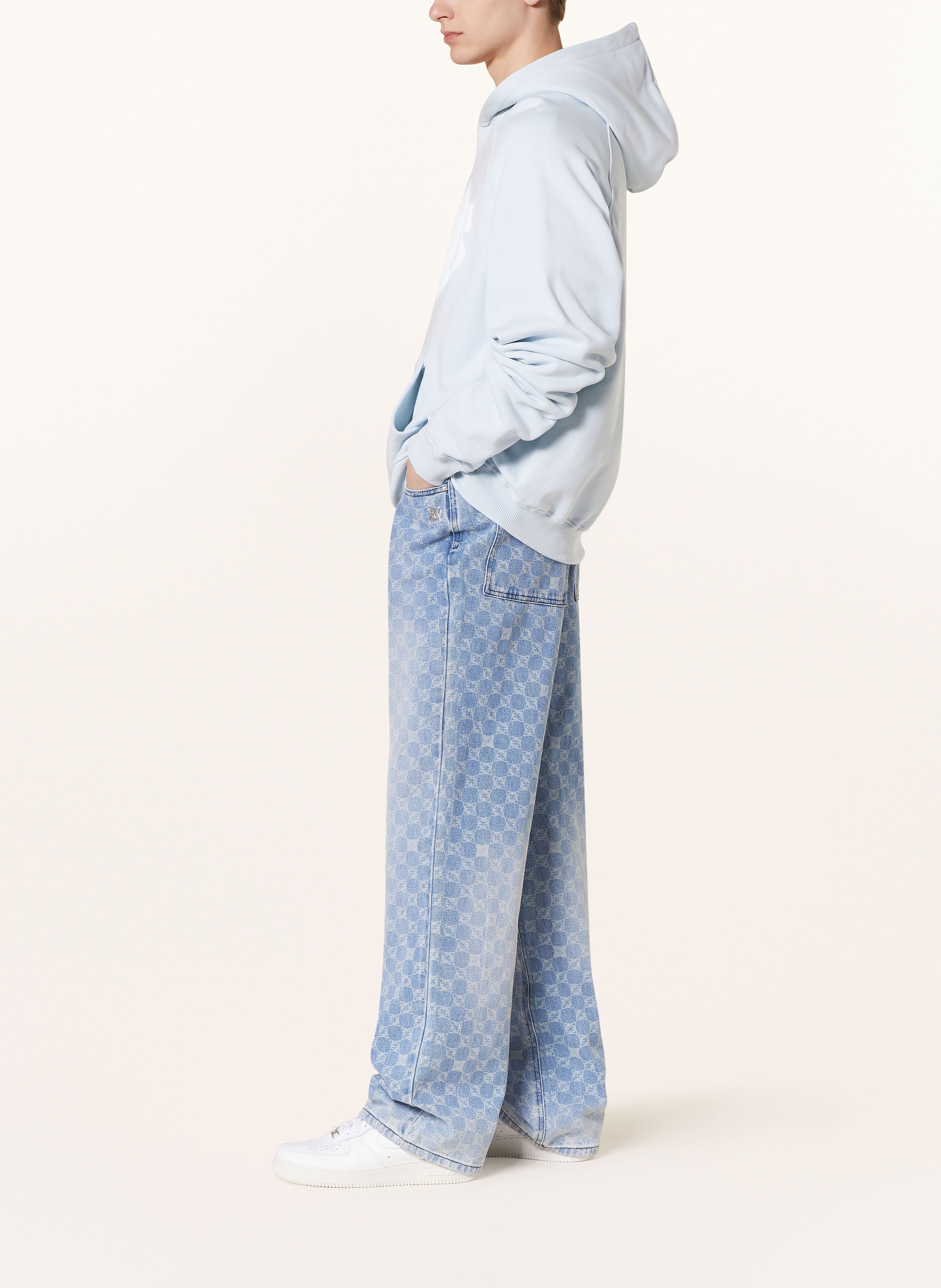 Thumbnail - Pequs Jeans Loose Fit blau