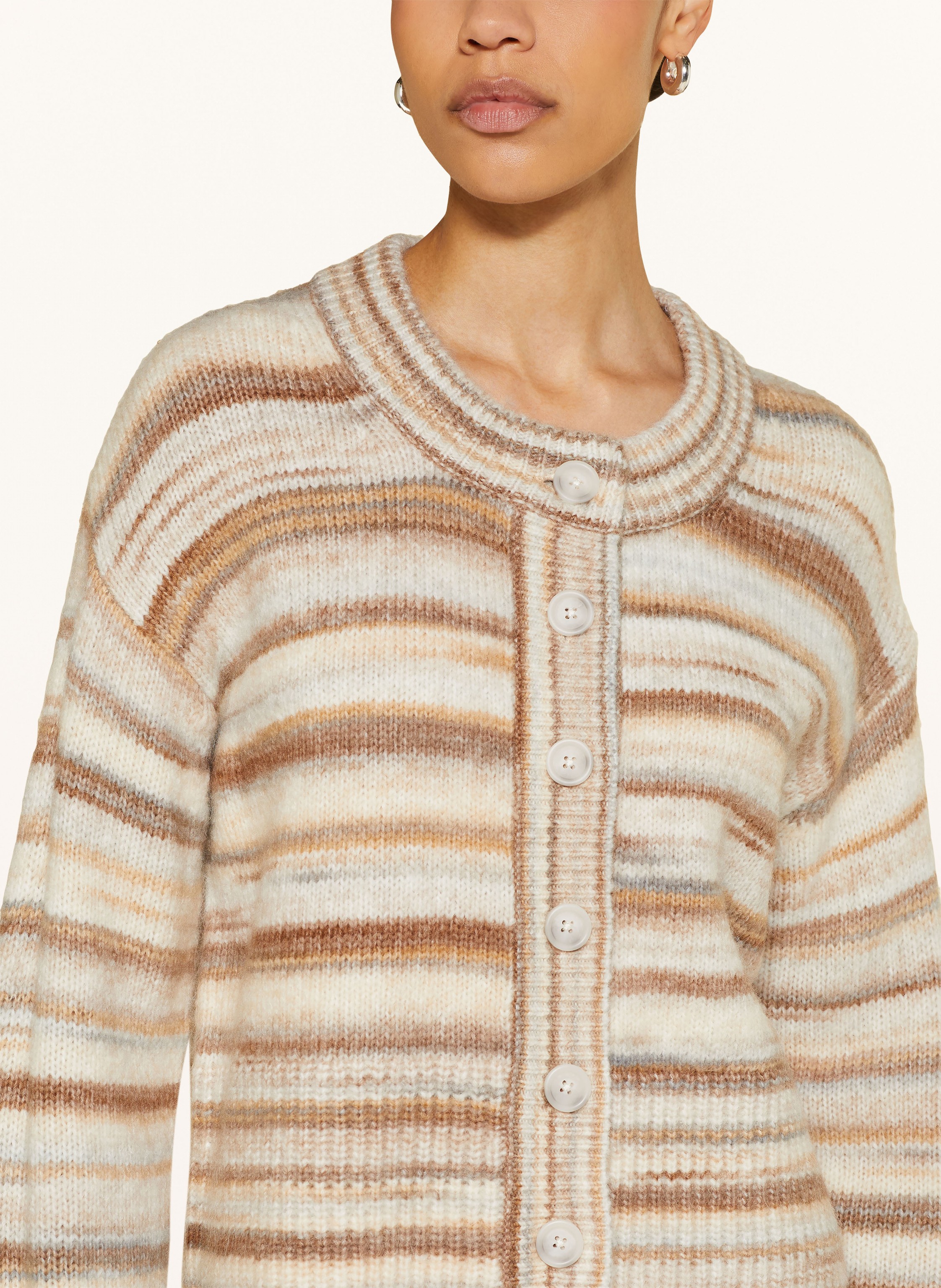 Thumbnail - Mrs & Hugs Strickjacke beige