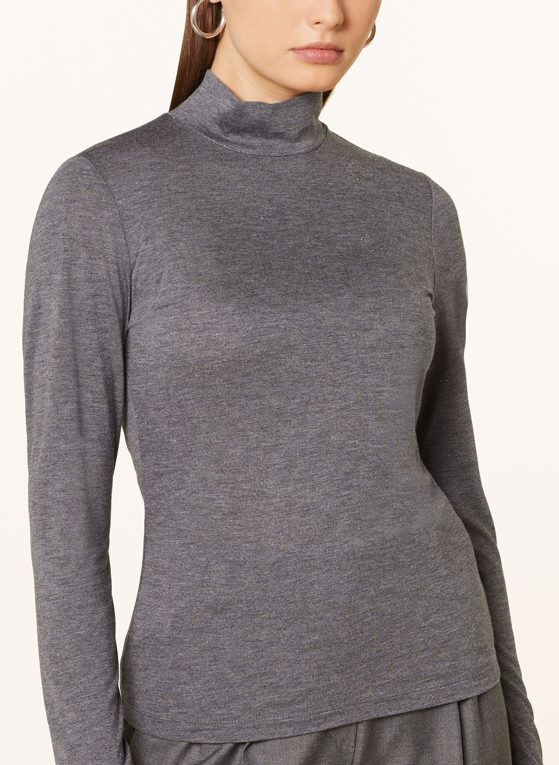 Thumbnail - Riani Longsleeve Mit Glitzergarn grau
