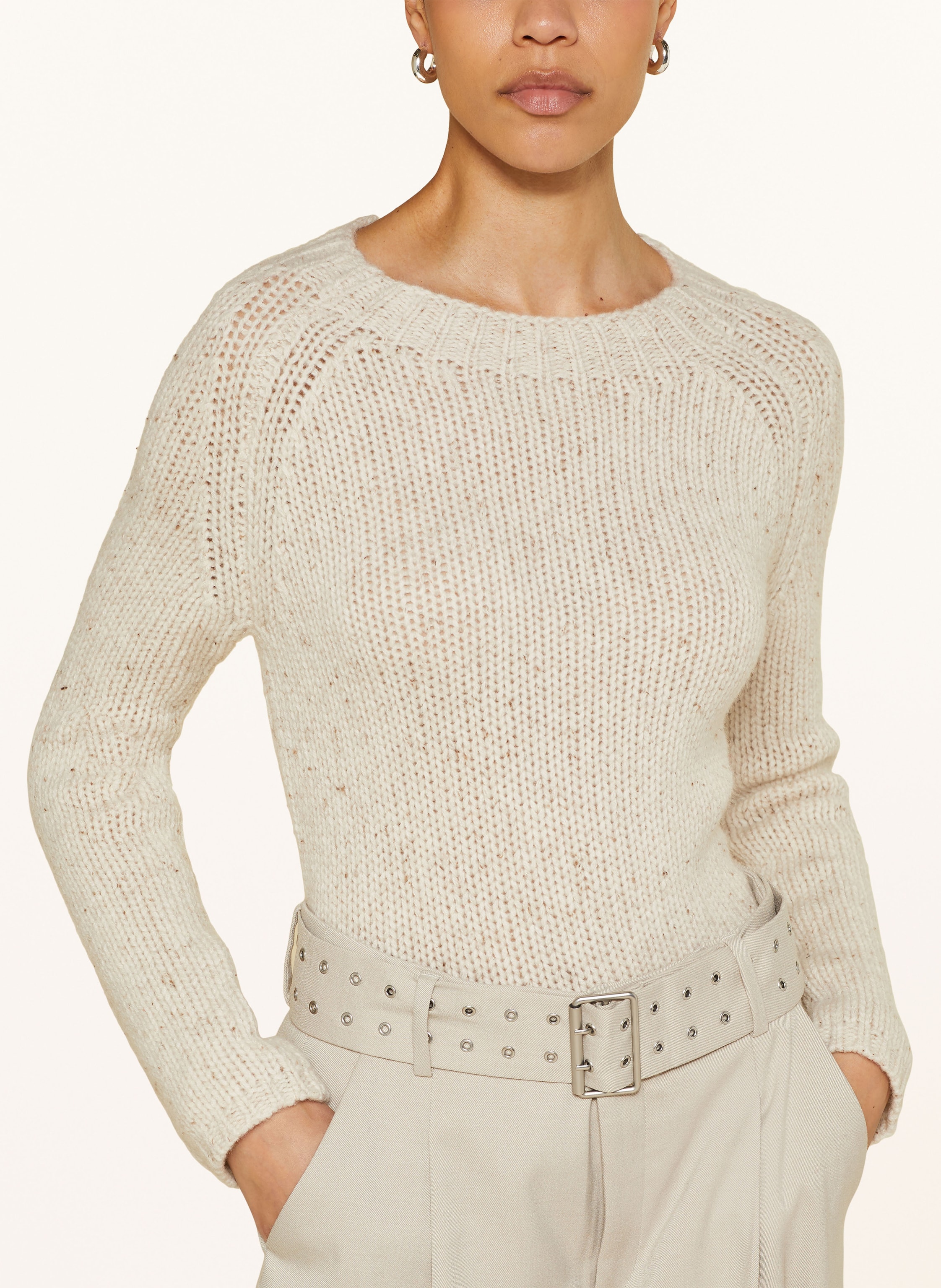 Thumbnail - Mrs & Hugs Pullover Mit Cashmere beige
