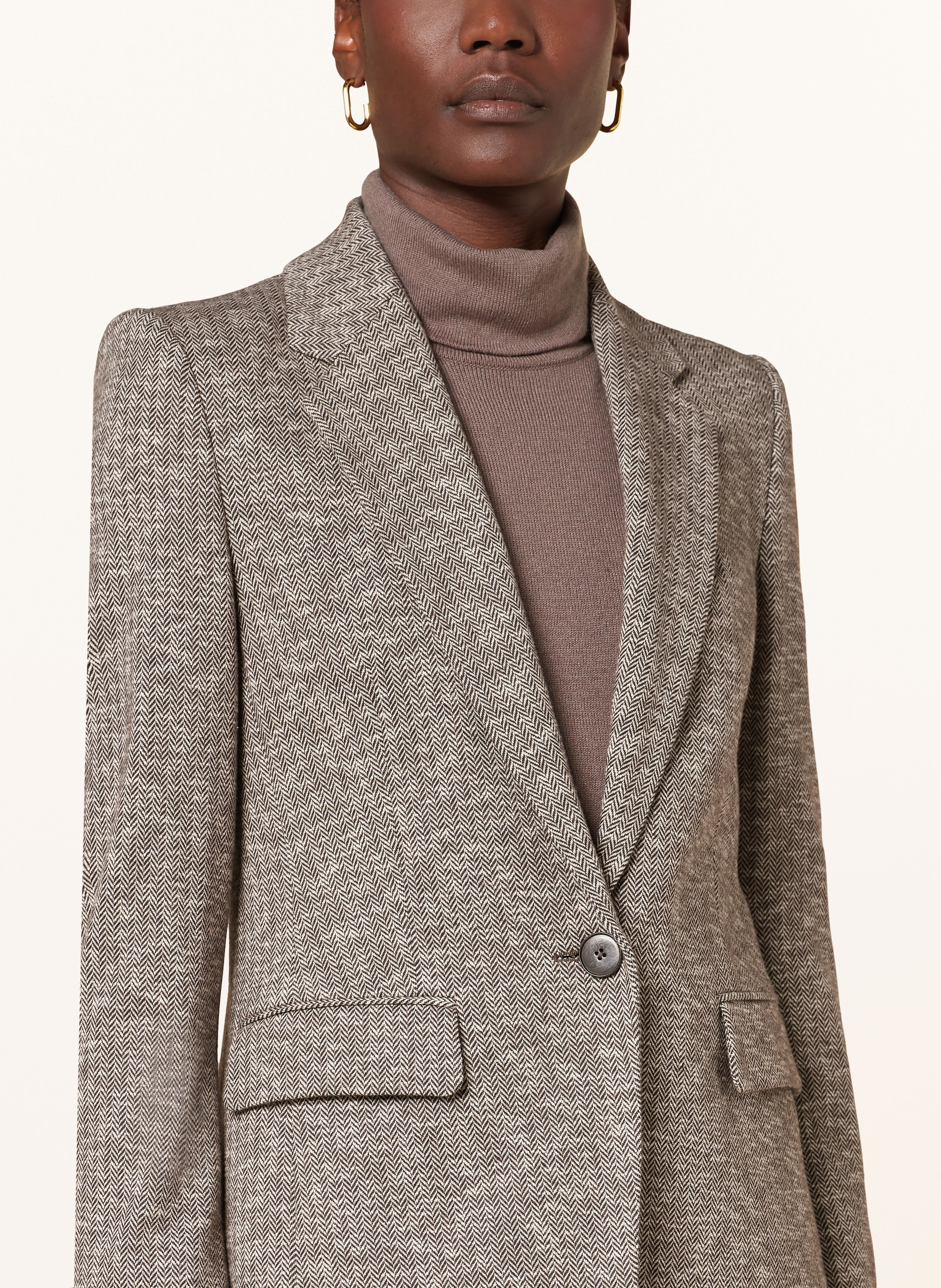 Thumbnail - Drykorn Jerseyblazer Atlin braun
