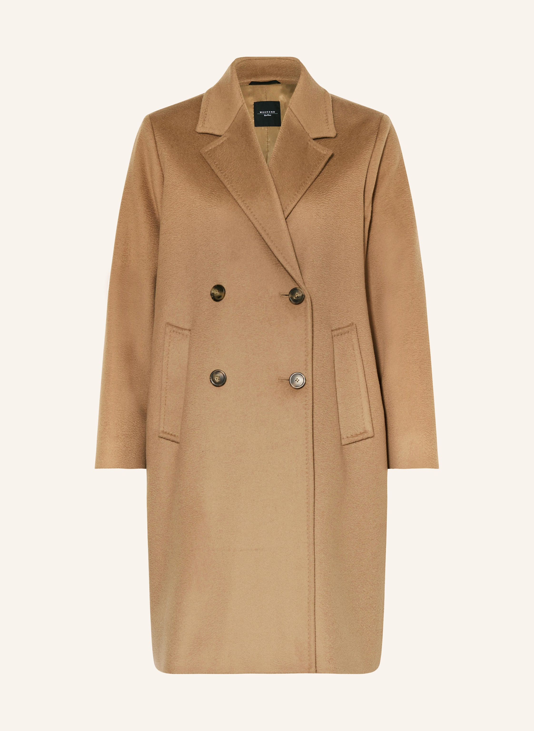 WEEKEND Max Mara Wool coat ZUM in camel