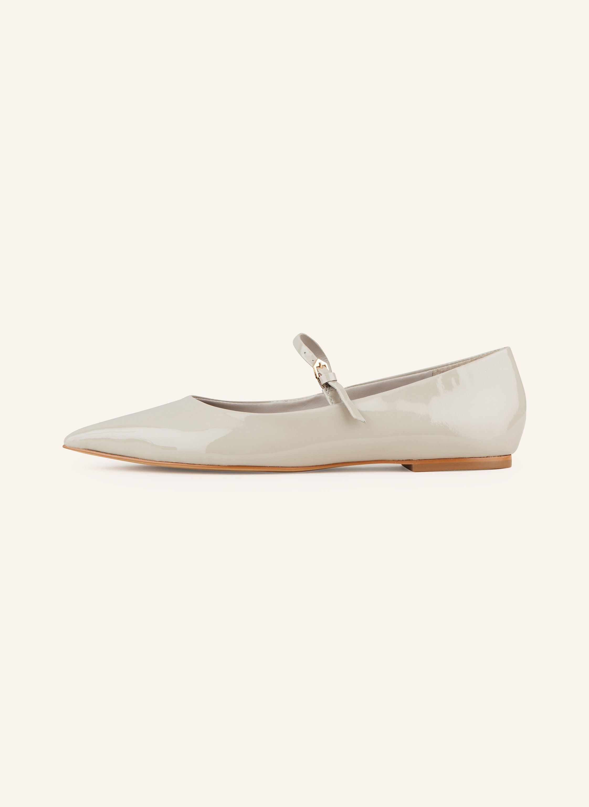 Thumbnail - Carrano Mary-Jane-Ballerinas Vernice beige