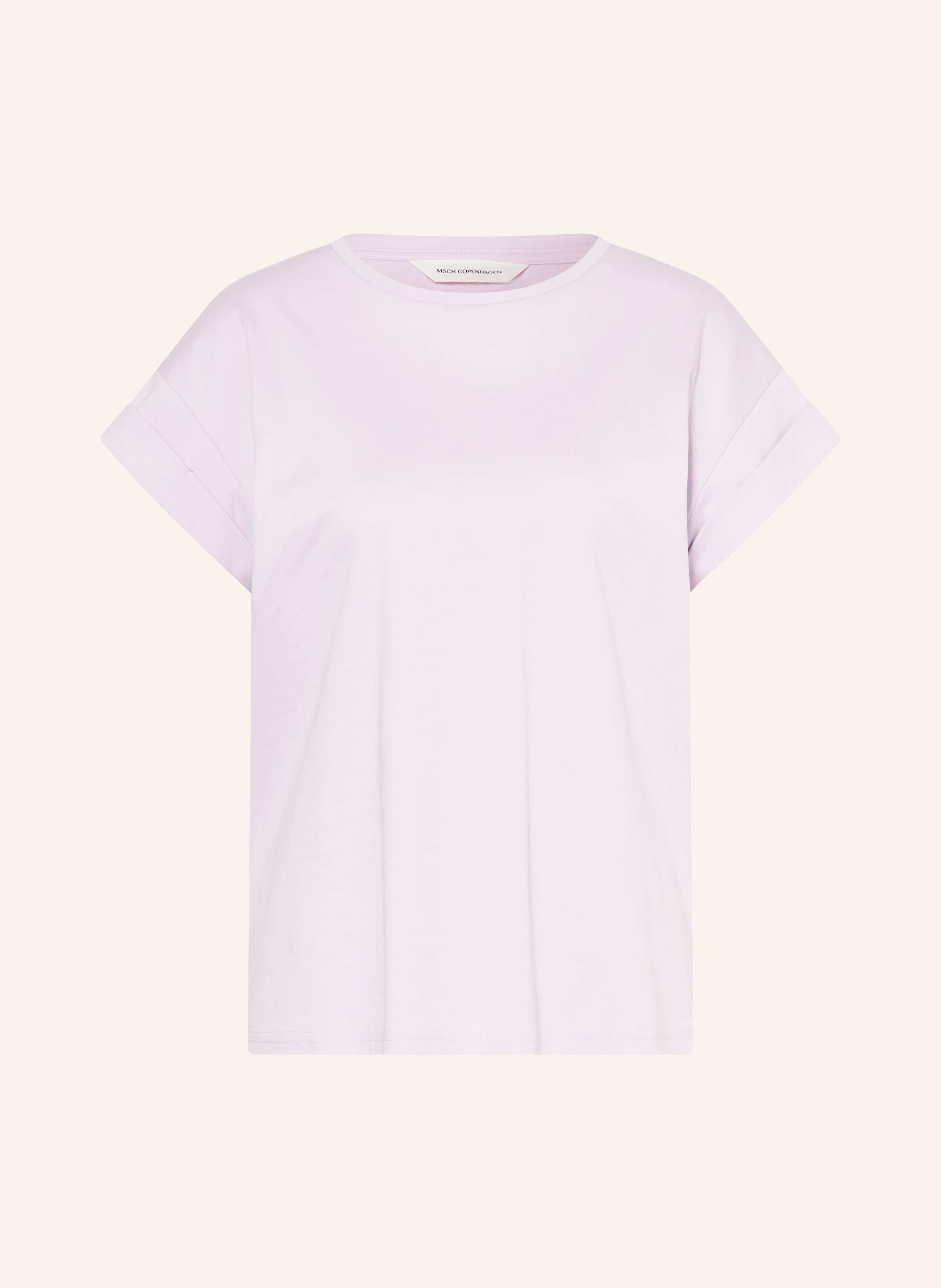 MSCH COPENHAGEN T shirt MSCHALVA MELEA in light purple