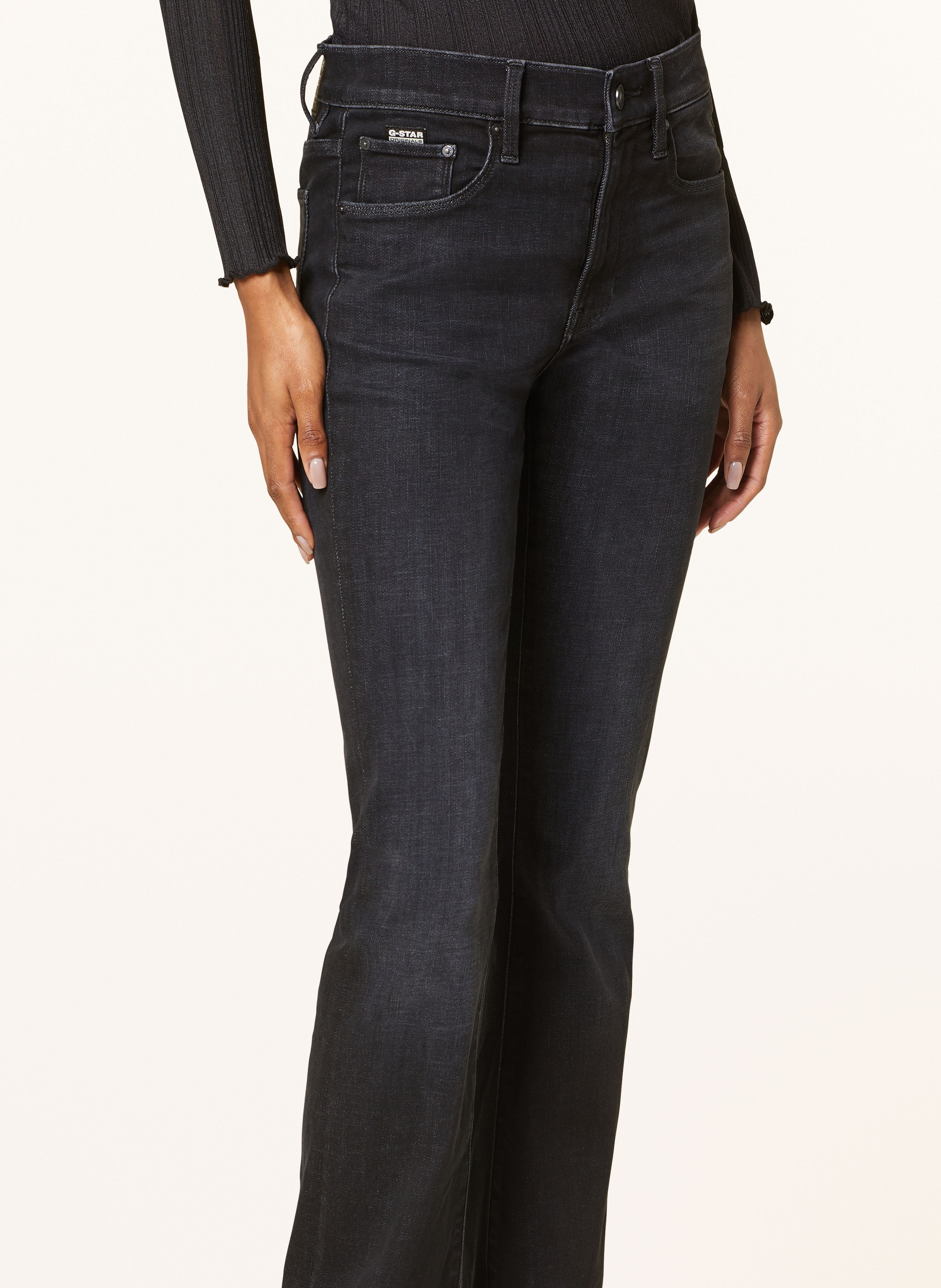 Thumbnail - G-Star Bootcut Jeans 3301 schwarz