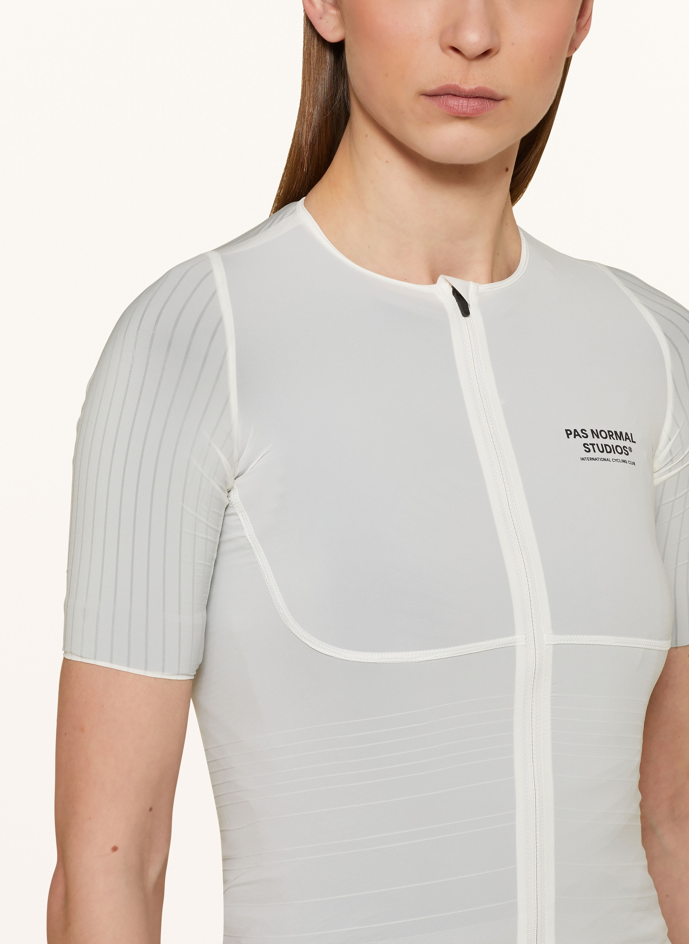 Thumbnail - Pas Normal Studios Radtrikot Mechanism Pro weiss