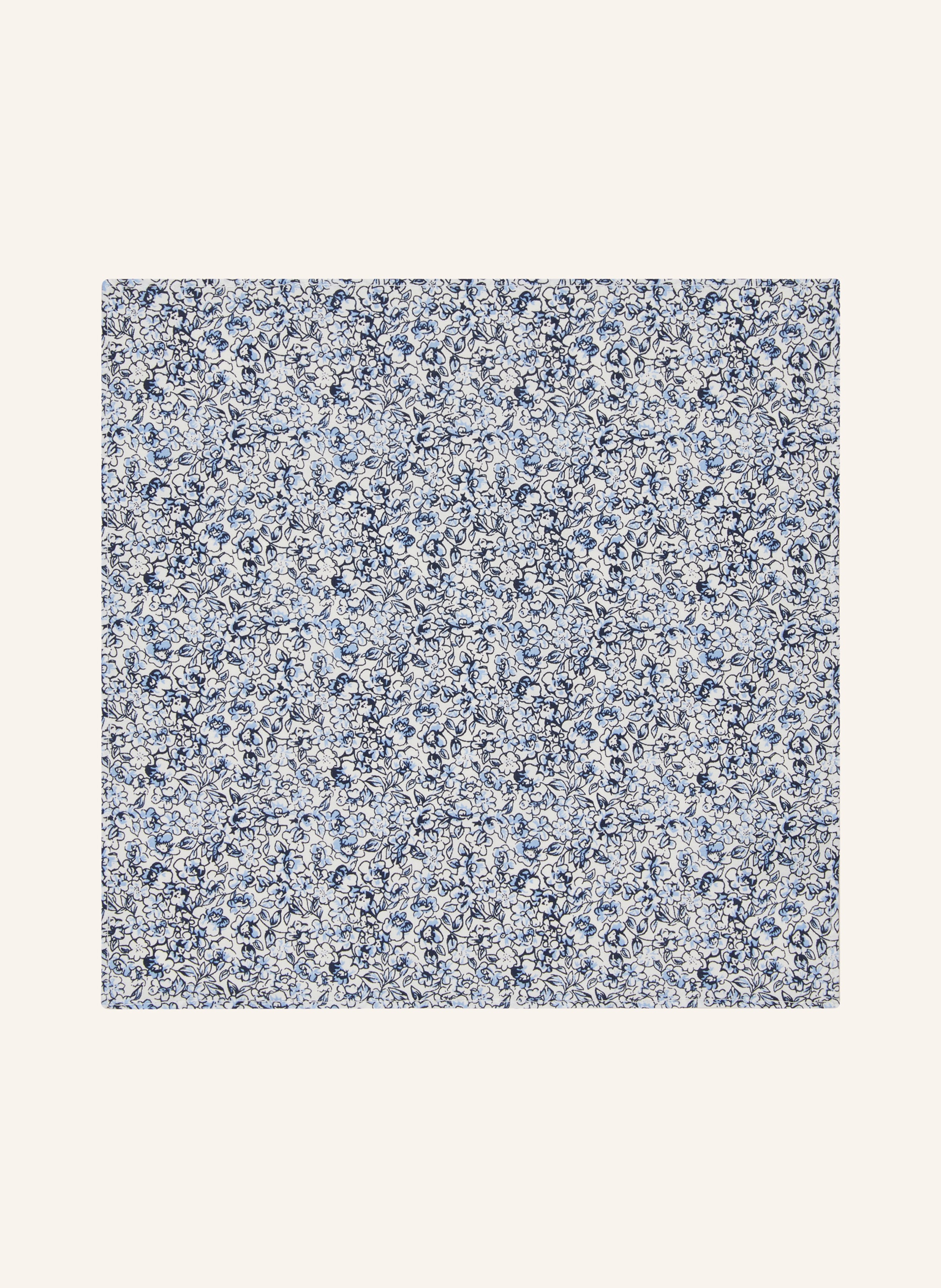 Thumbnail - Prince Bowtie Set: Fliege Und Einstecktuch blau