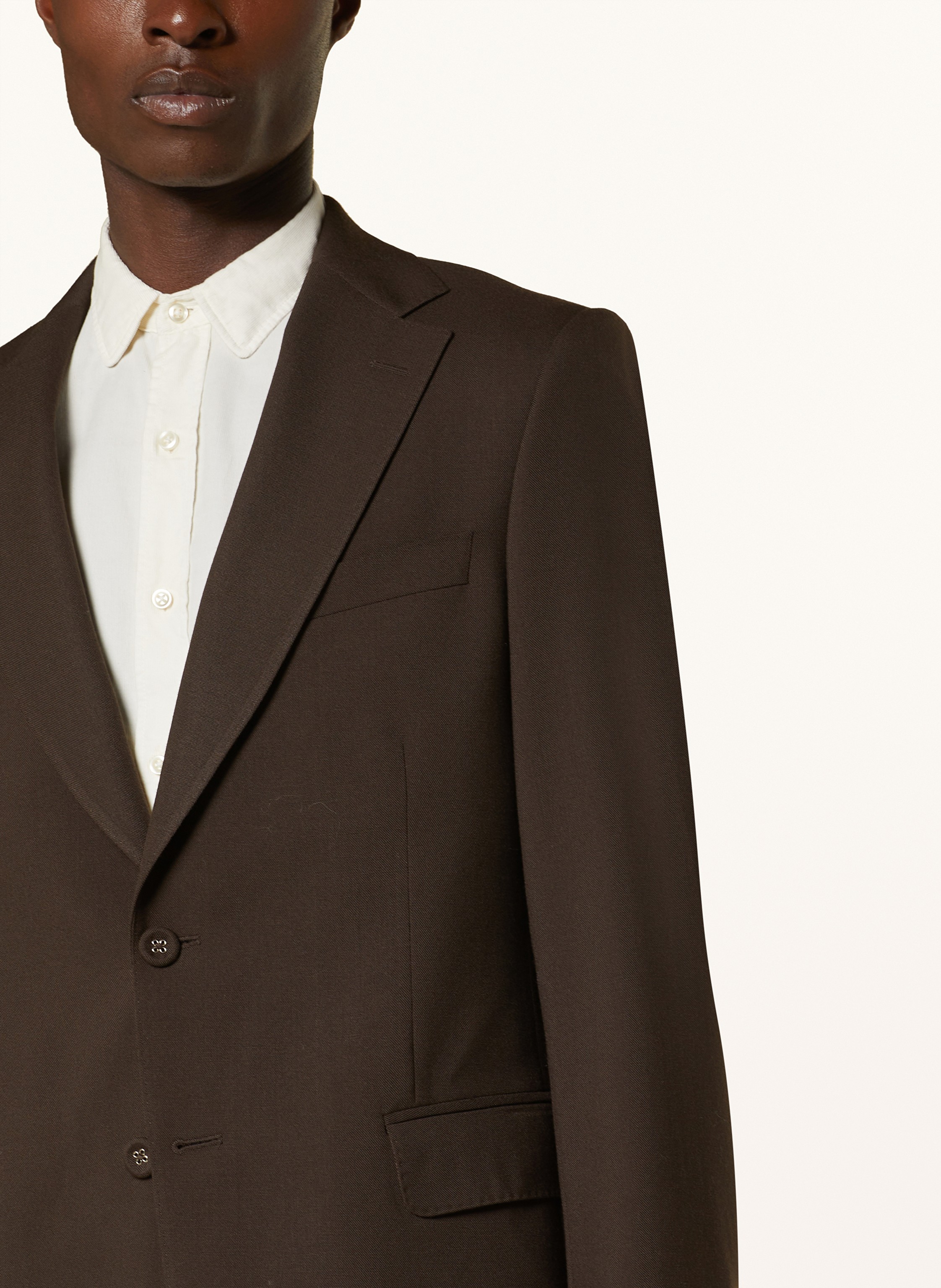 Thumbnail - Officine Générale Anzugsakko Giovanni Slim Fit braun