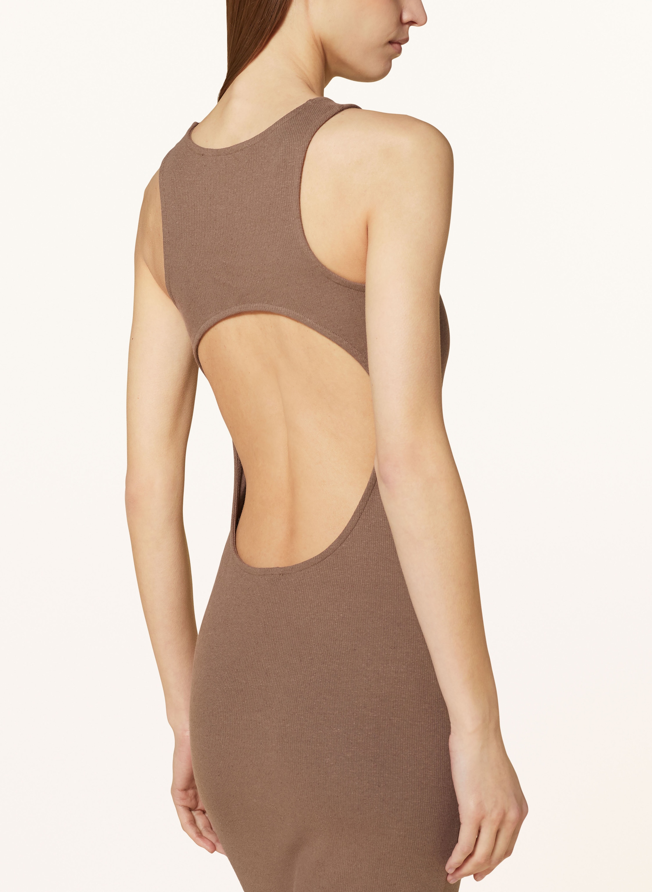 Thumbnail - By Aylin Koenig Jerseykleid Libby Mit Cut-Out braun