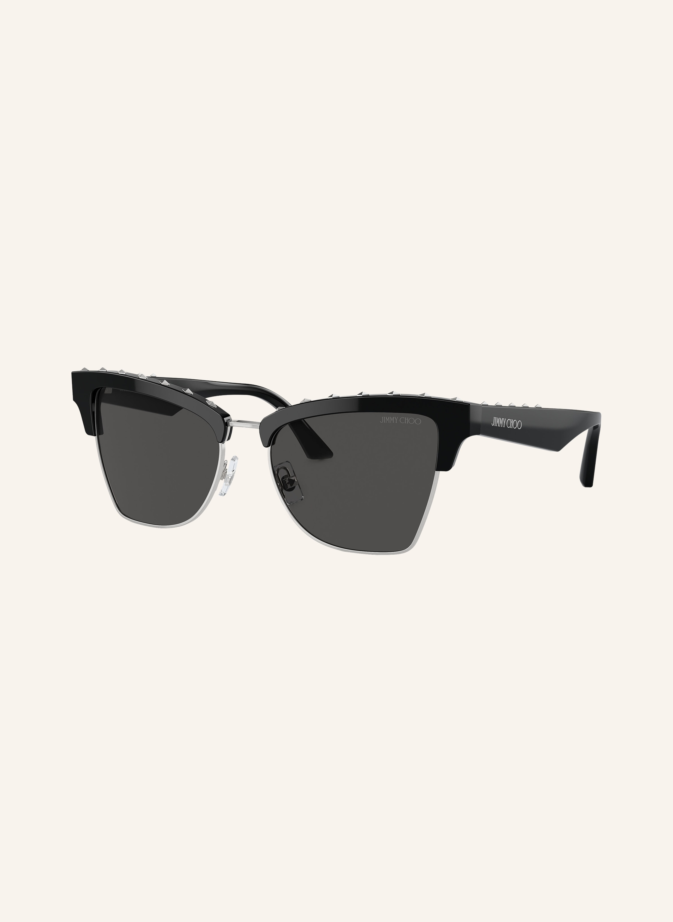 Jimmy Choo Jimmy Choo Sonnenbrille jc5014 schwarz in 500087 - SCHWARZ SILBER/ GRAU