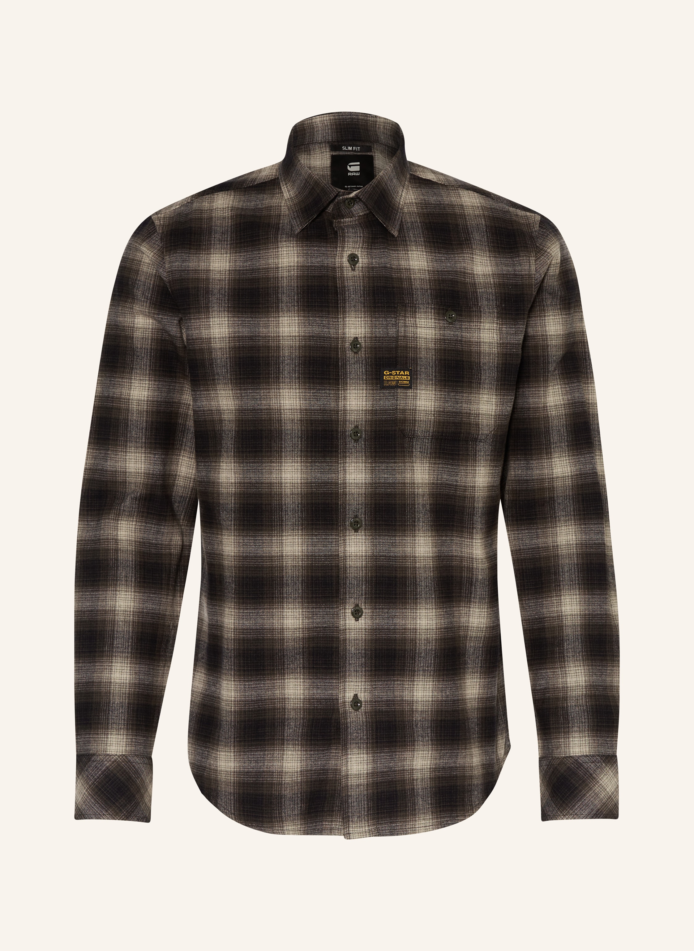 00s L.G.B. back cross plaid shirt-g シャツG