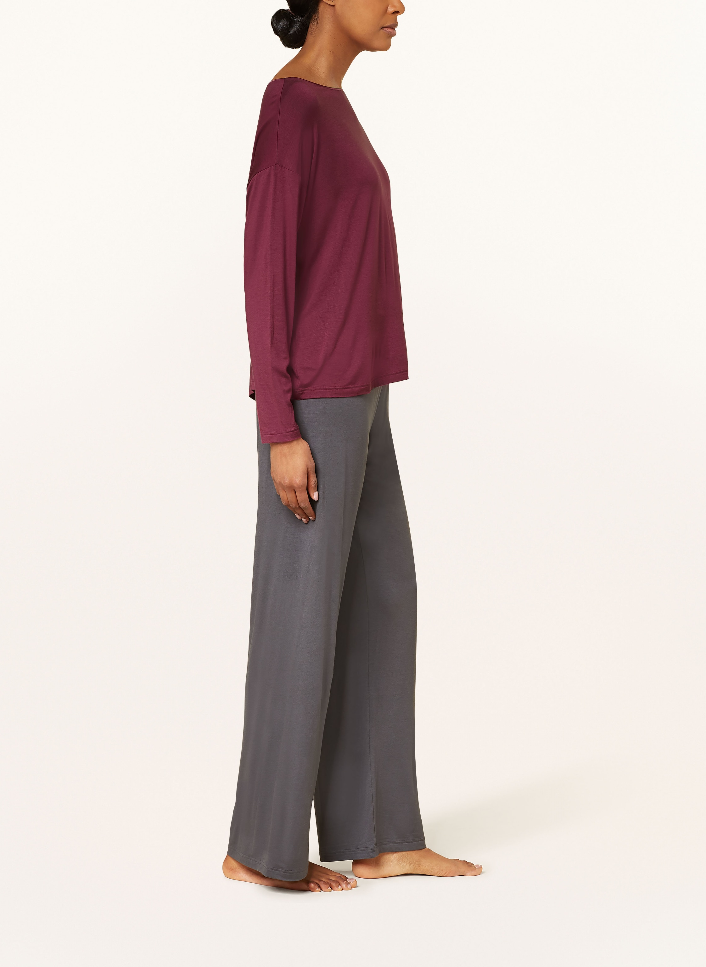 Thumbnail - Mey Schlafhose Serie Pure Chic grau