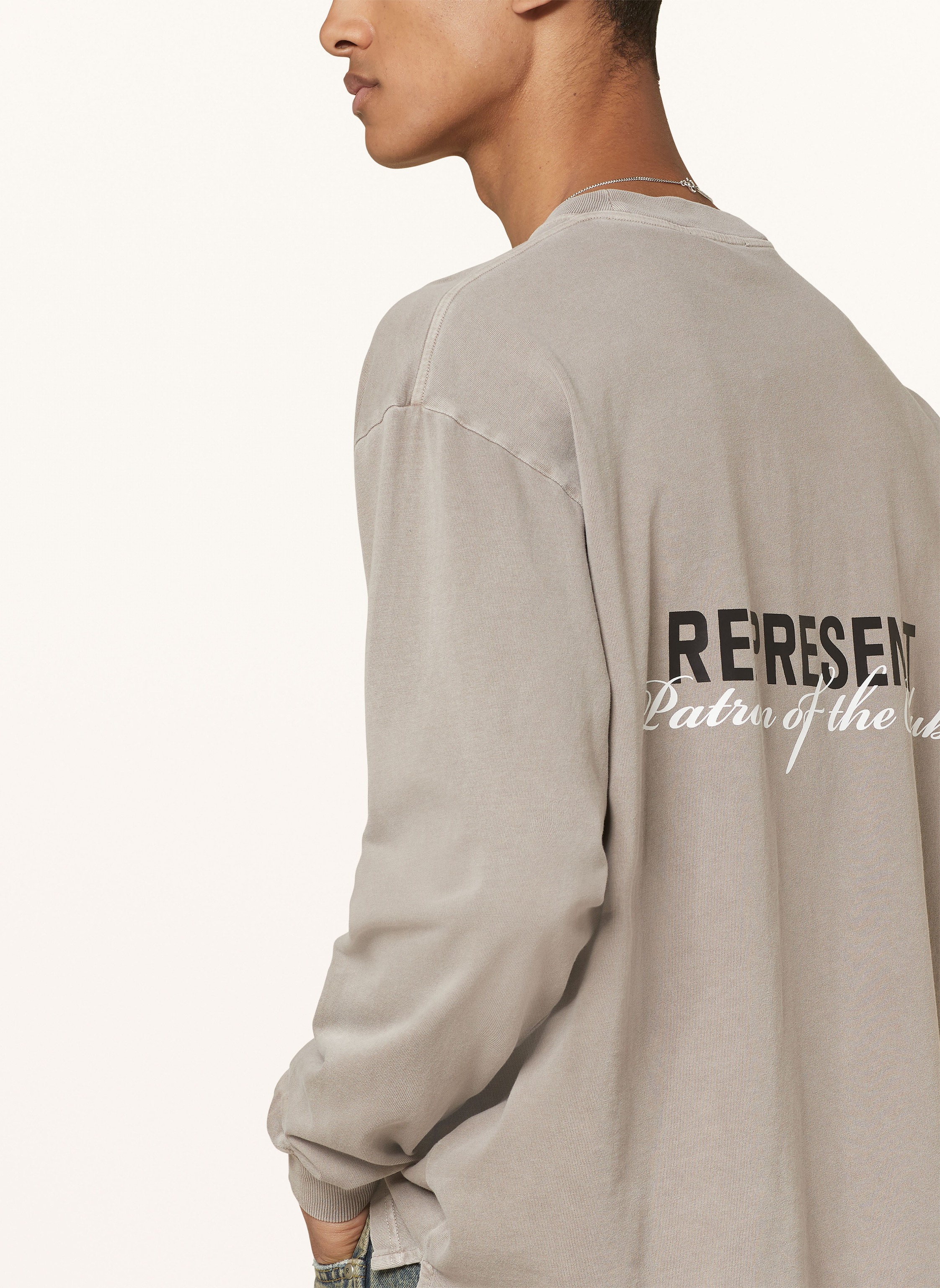 Thumbnail - Represent Longsleeve Patron Of The Club grau